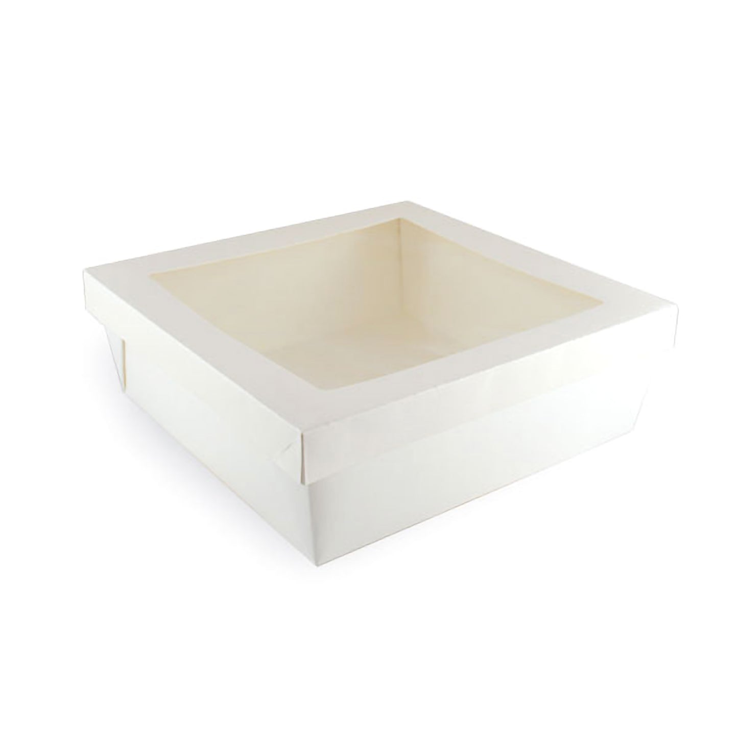 White Kray Boxes with PET Window Lid 100/Case