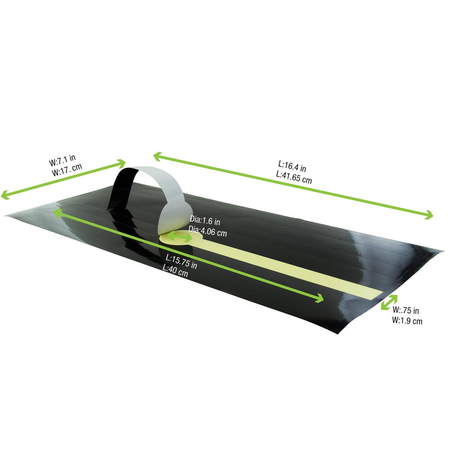 Black Self-Adhering Paper Wrapper