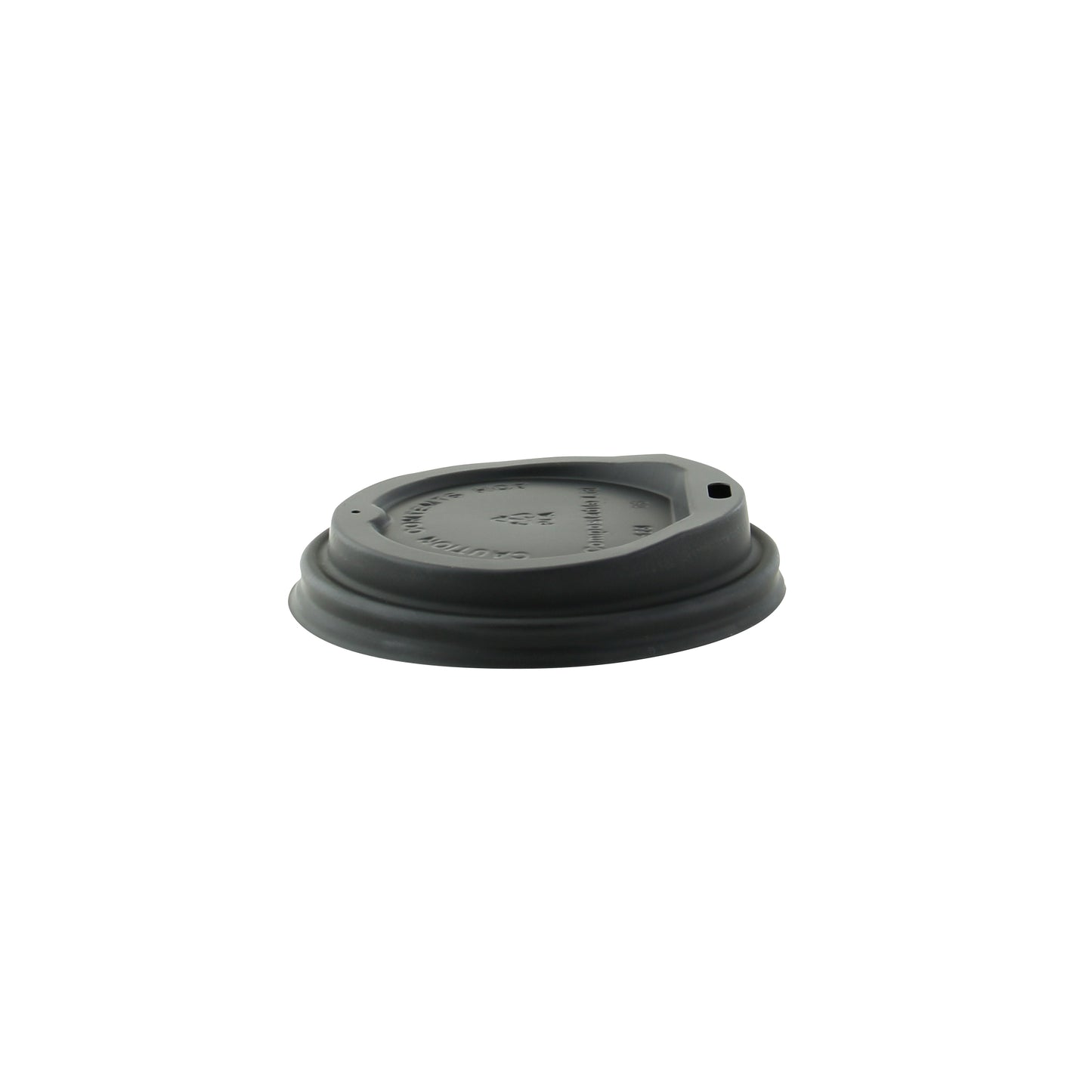 Compostable Black Coffee Lid For 10 oz, 12 oz, 16 oz, 20 oz