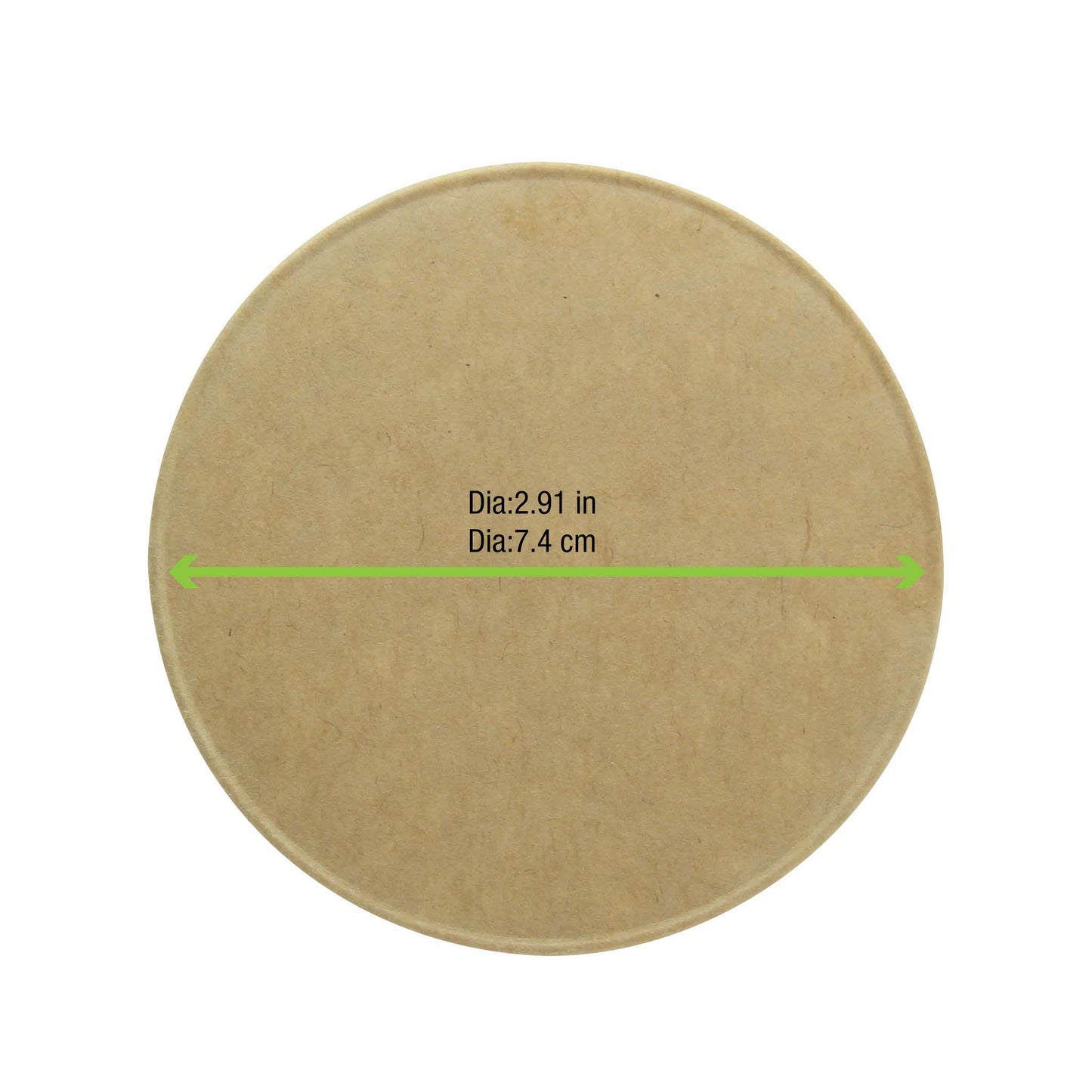 Kraft Paper Lid for 6oz Paper Cups And 21POC8/12