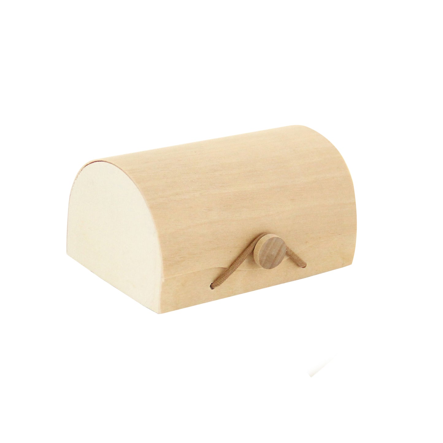 Rectangular Wood Box for 3 Macarons with Latch