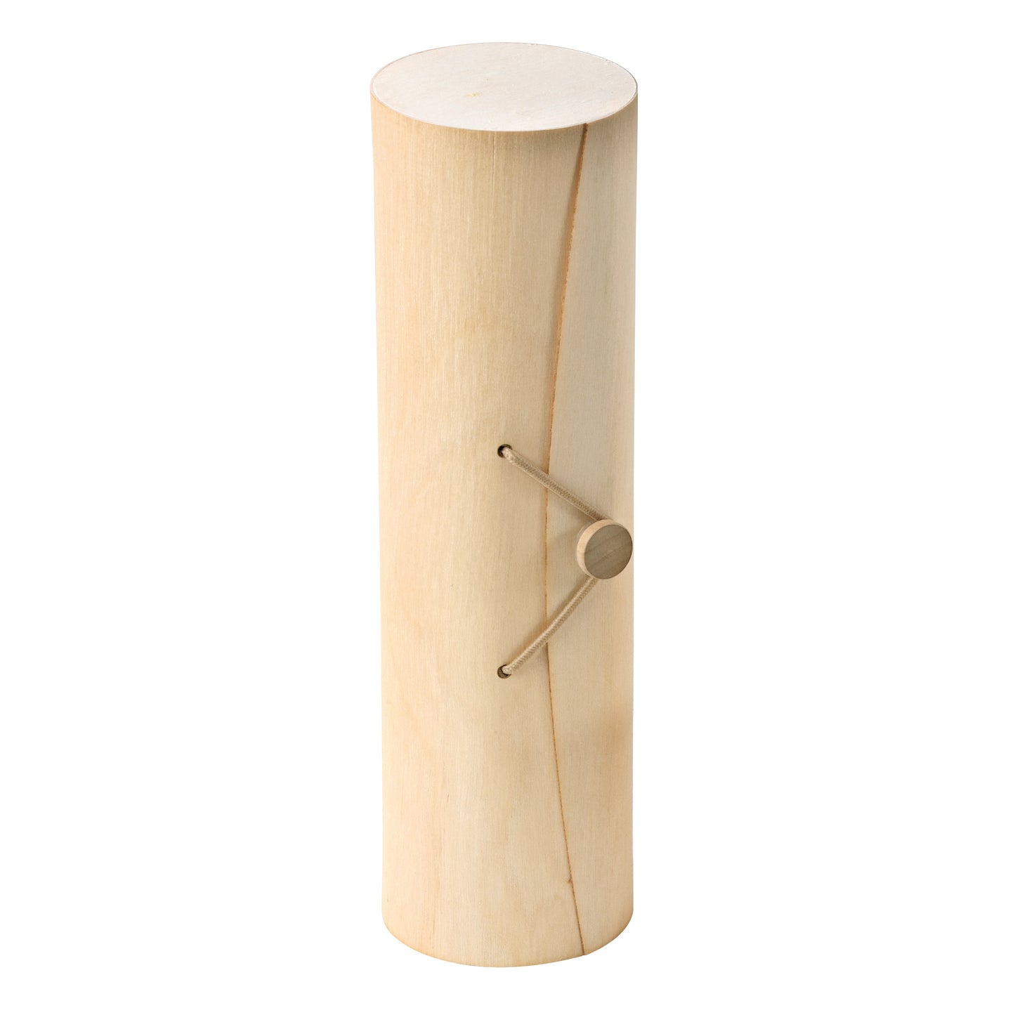 Cylindrical Wooden Box for 7 Macarons with Latch