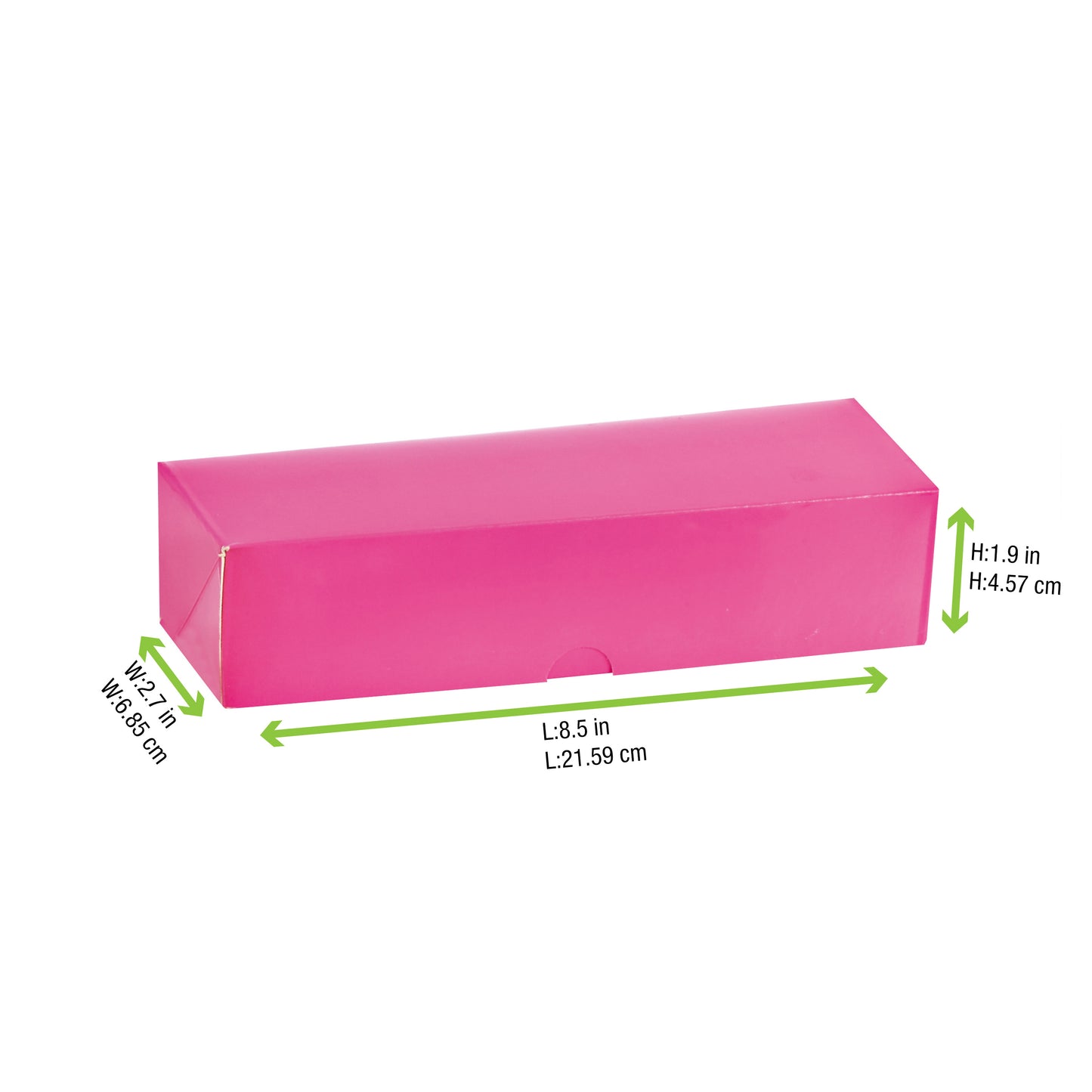 Pink Box without Window for 7 Macarons