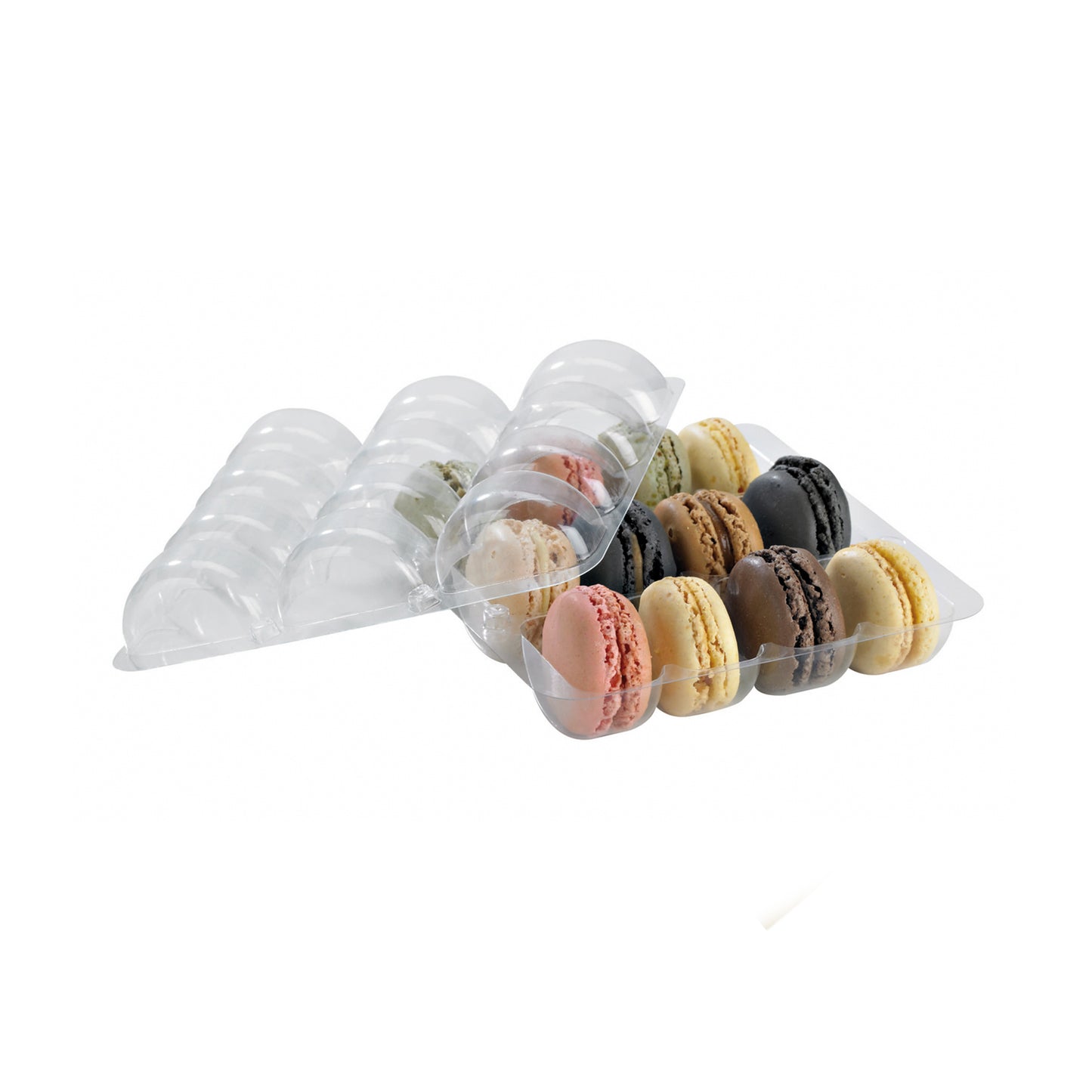 Insert for 12 Macarons (3x4) with Clip Closure