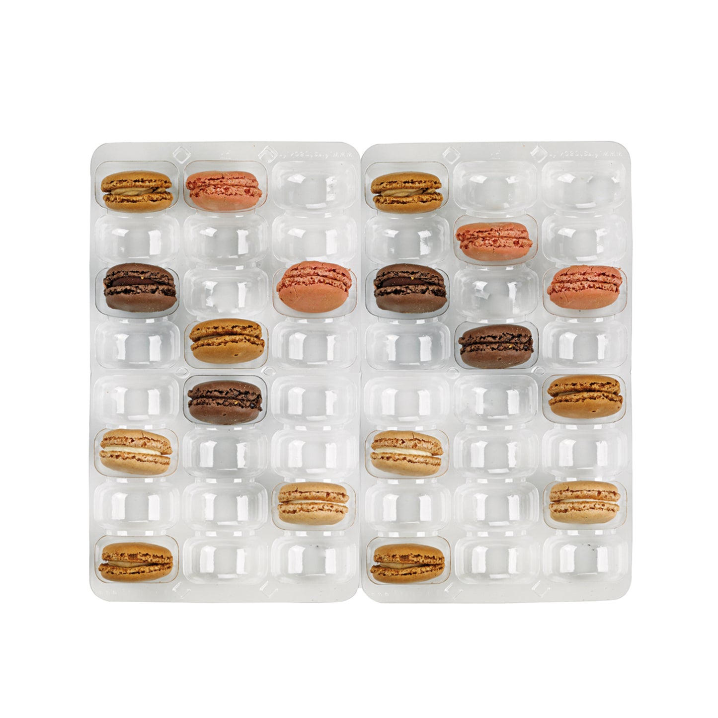Insert for 48 Macarons (6x8) with Clip Closure