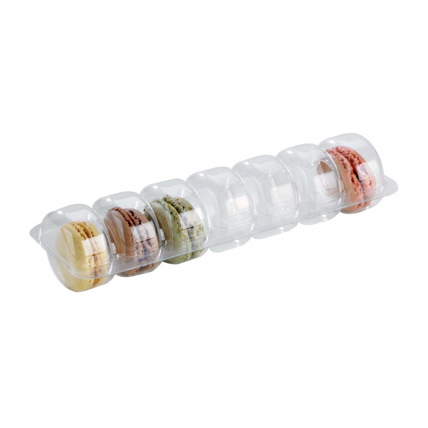 Insert for 7 Macarons (1x7) with Clip Closure
