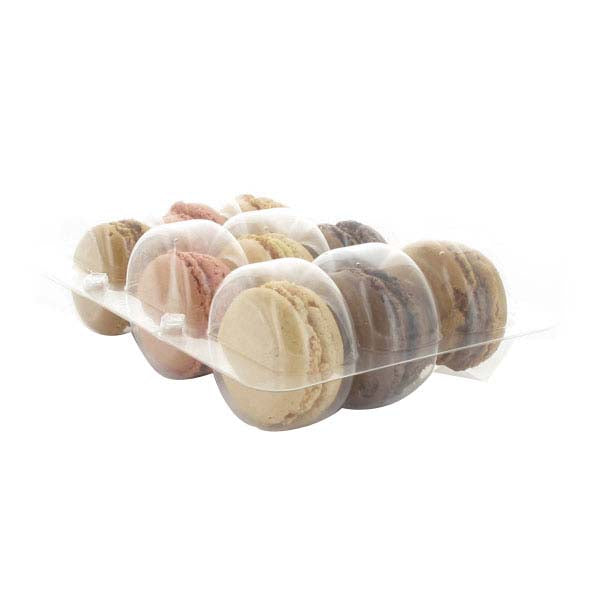 Insert for 9 Macarons (3x3) with Clip Closure