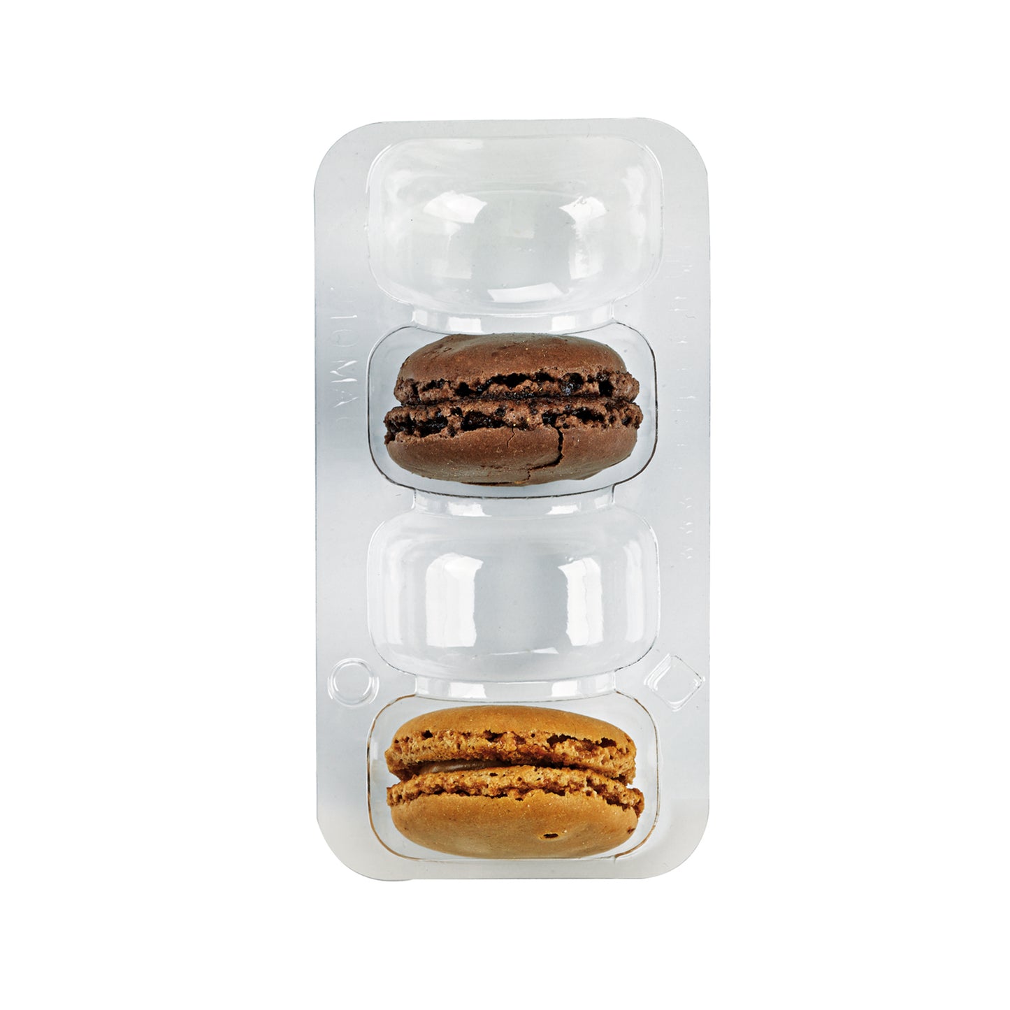 Insert for 4 Macarons (1x4) with Clip Closure