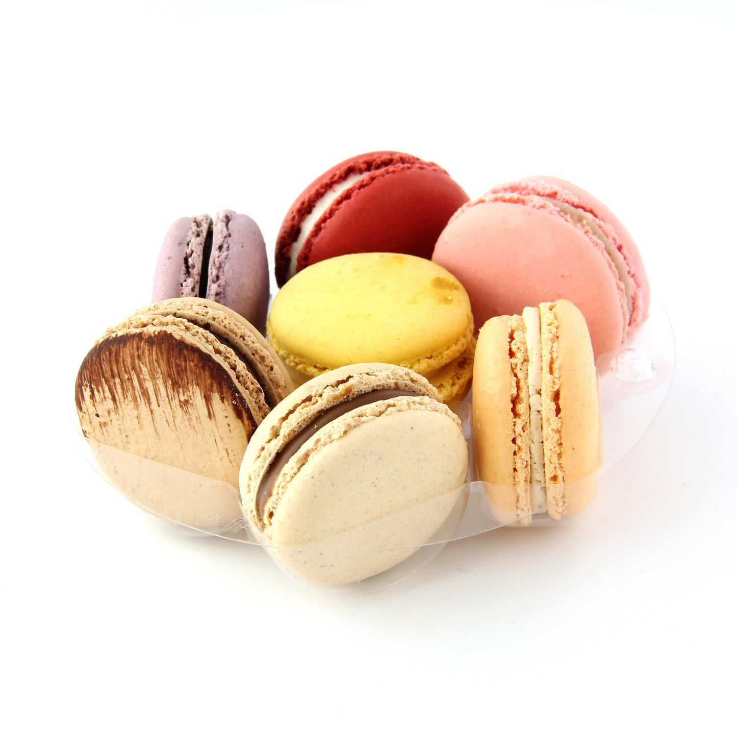 Round Insert for 7 Macarons (1x4) with Clip Closure for 210SAMBOL155 & 210PC750B