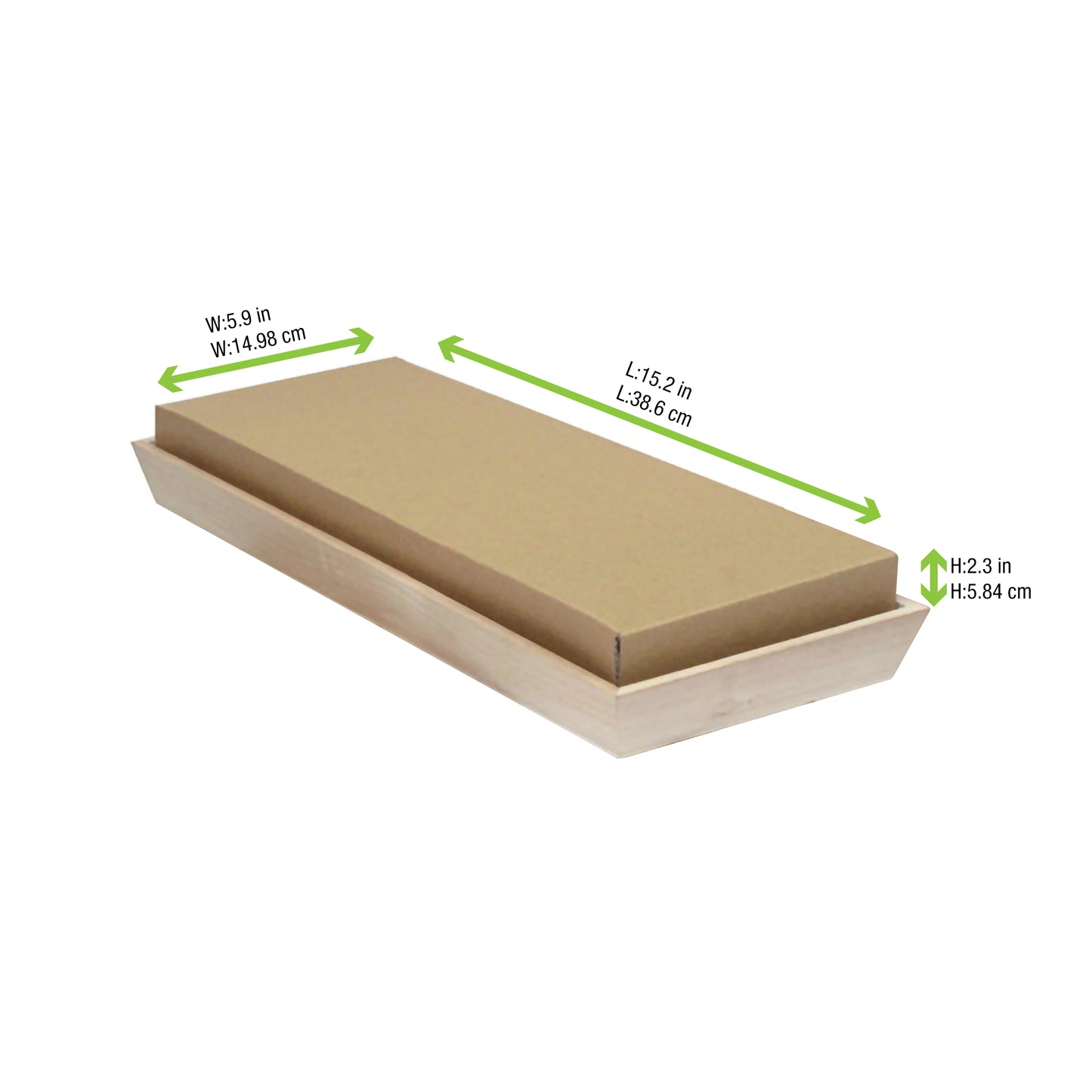 Kraft Cardboard Lid for 210WOODTRAY15