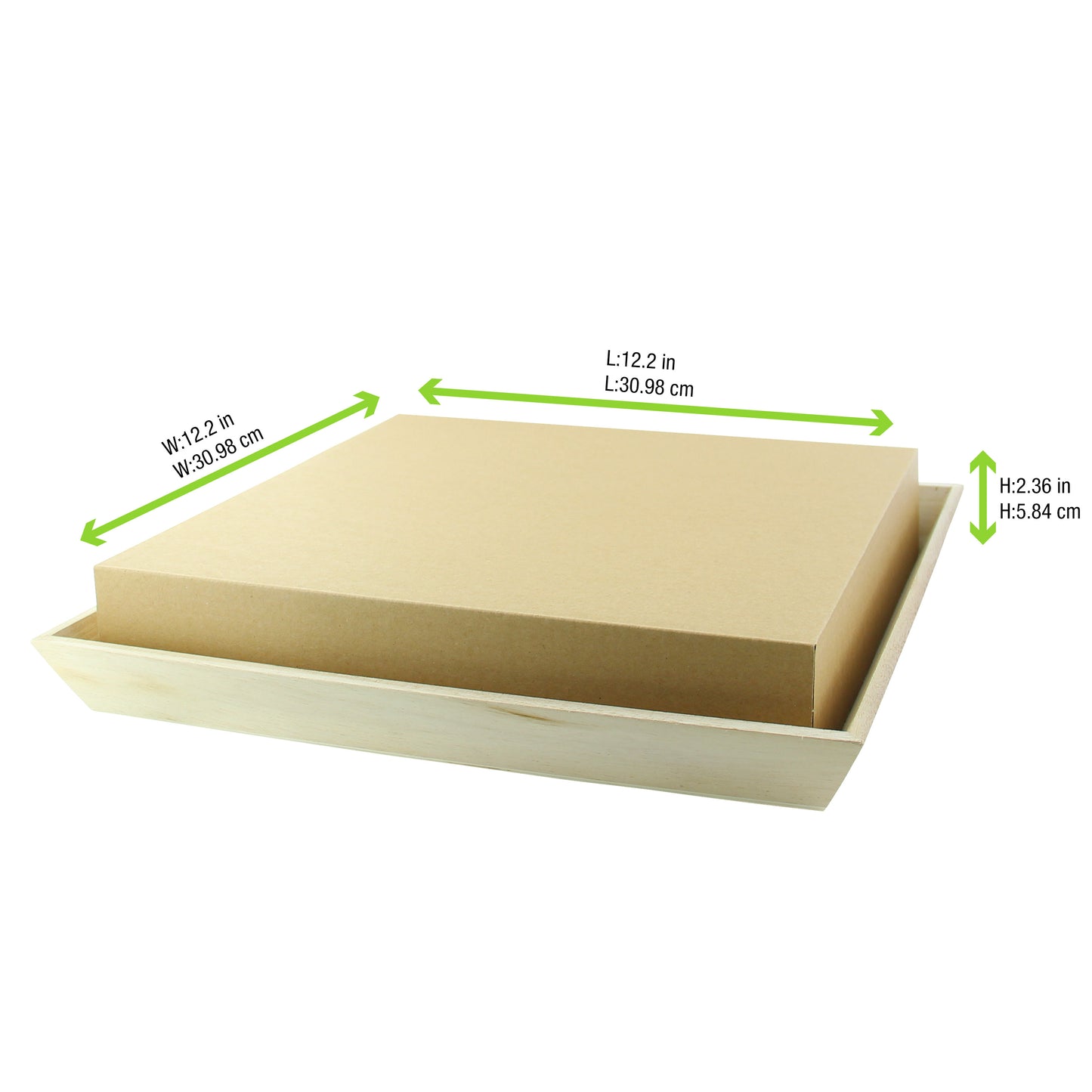 Kraft Cardboard Lid for 210WOODTRAY31