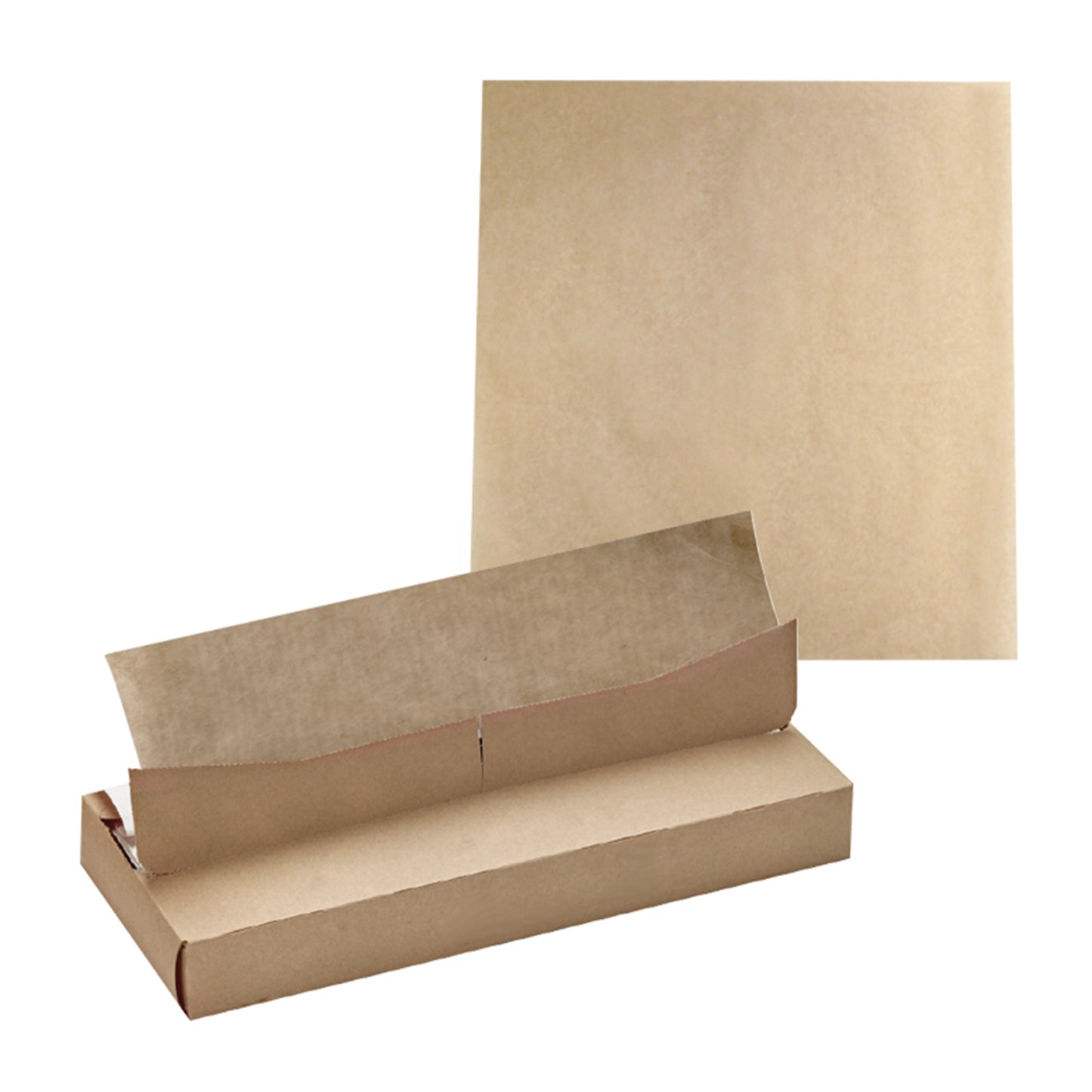 Greaseproof Brown Sheets in Dispenser Box