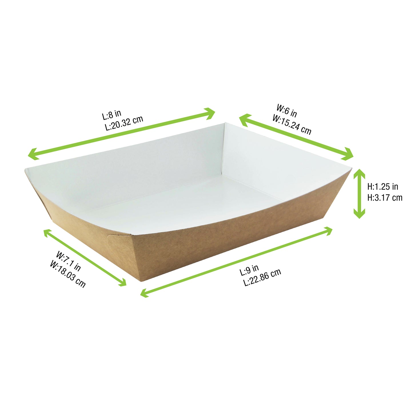Brown Paper Salad Box (Lid Optional)