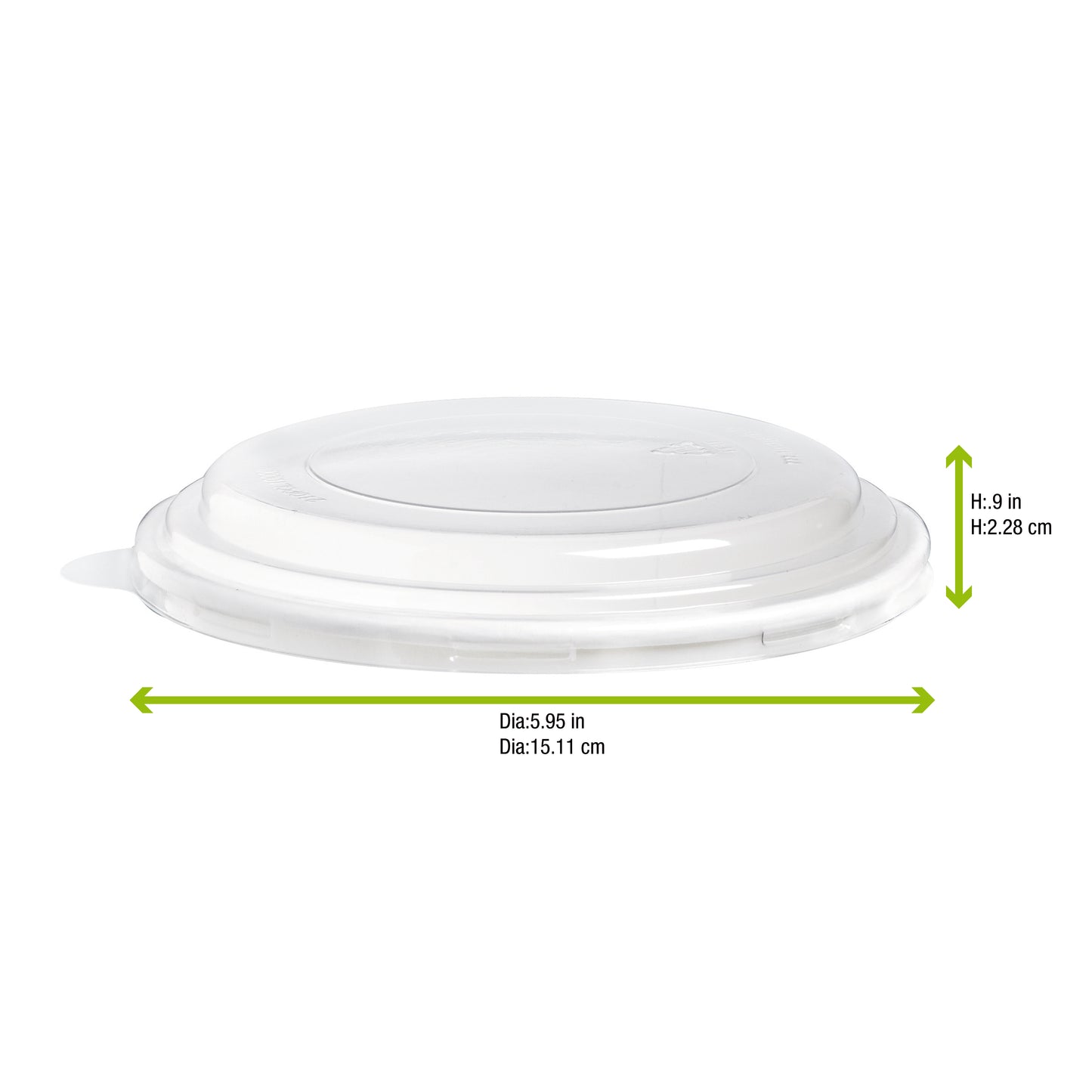 Clear PET Plastic Lid for 210PC range