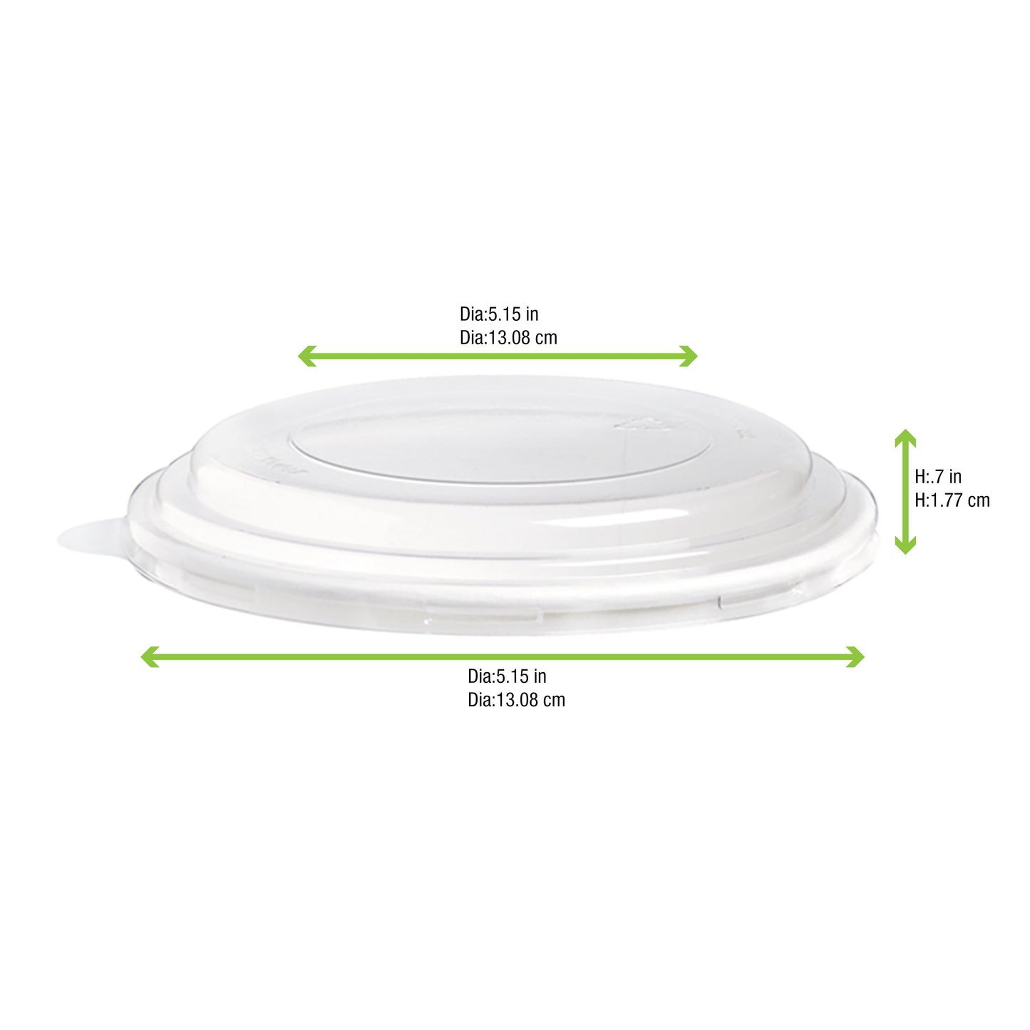 Clear PLA Lid for 210PC1550K & 210PCPLA1500