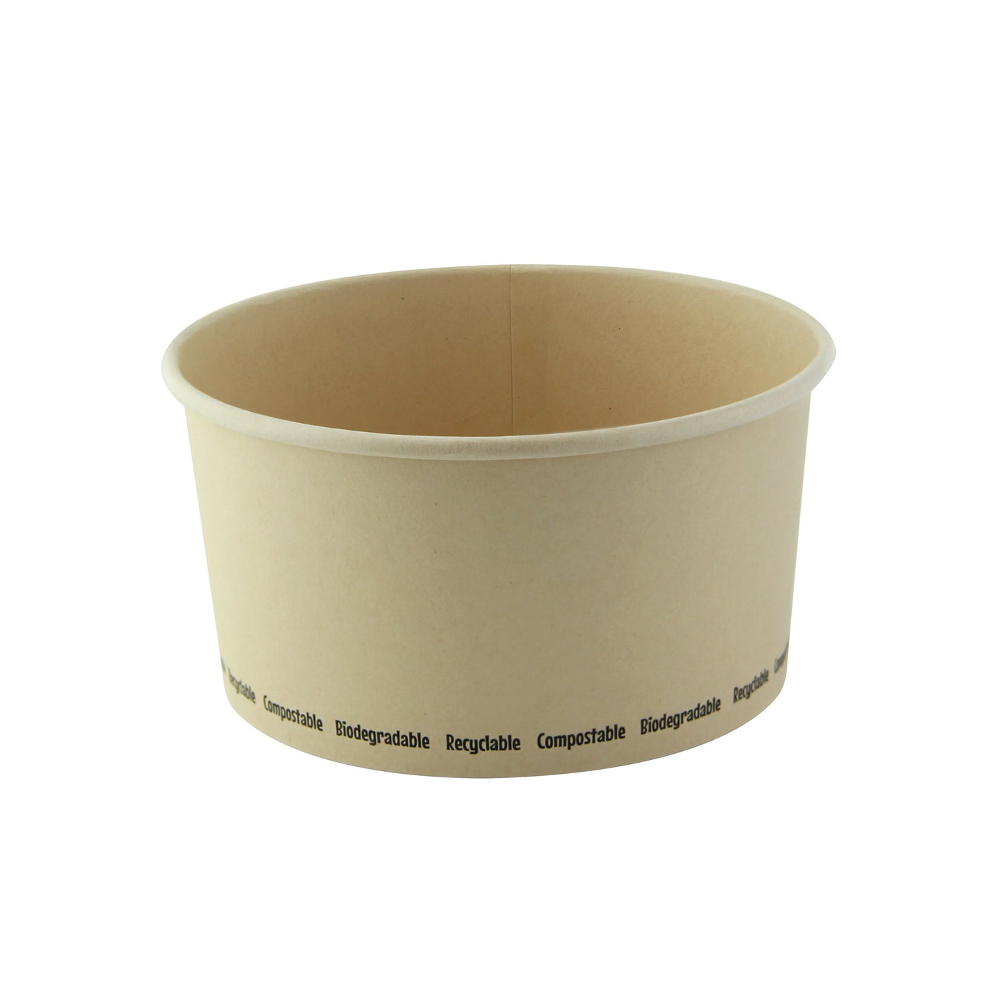 Compostable Round Bamboo Fiber "Buckaty" Salad Box