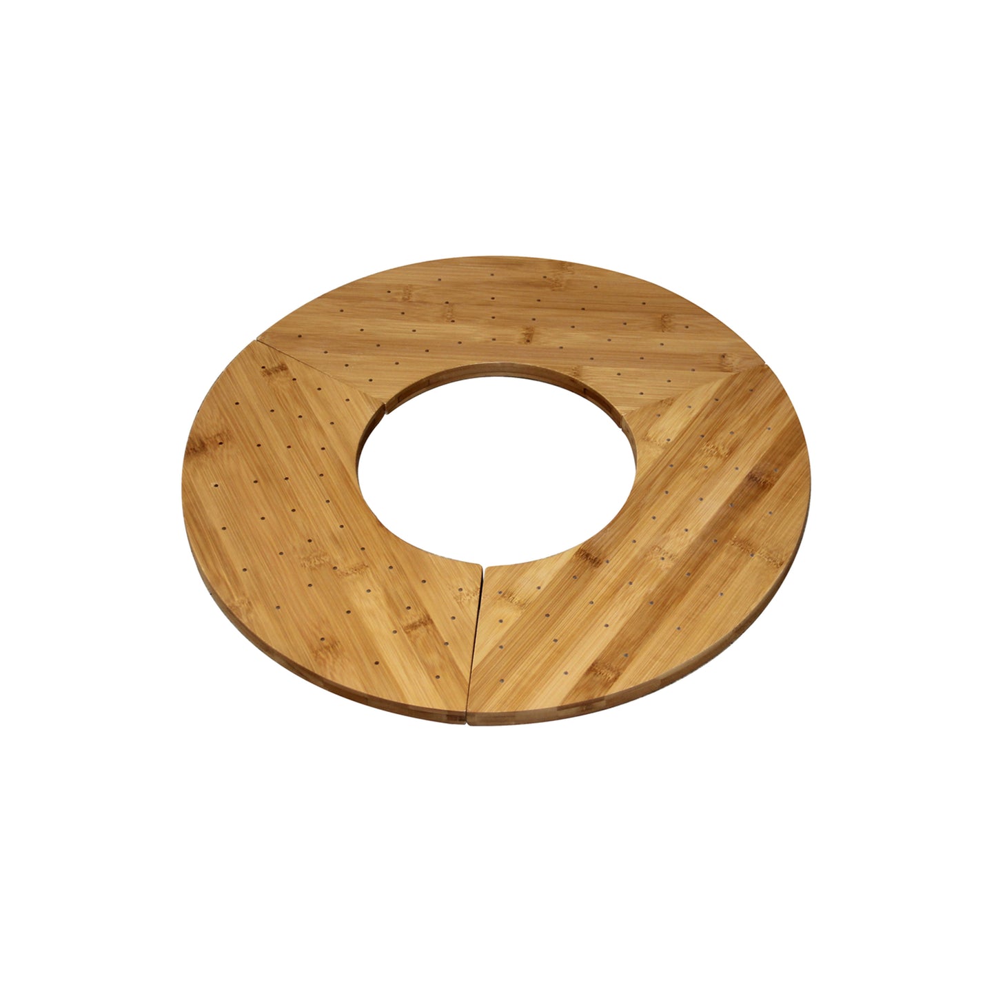 Donut Bamboo Pick Holder For 40 Picks
