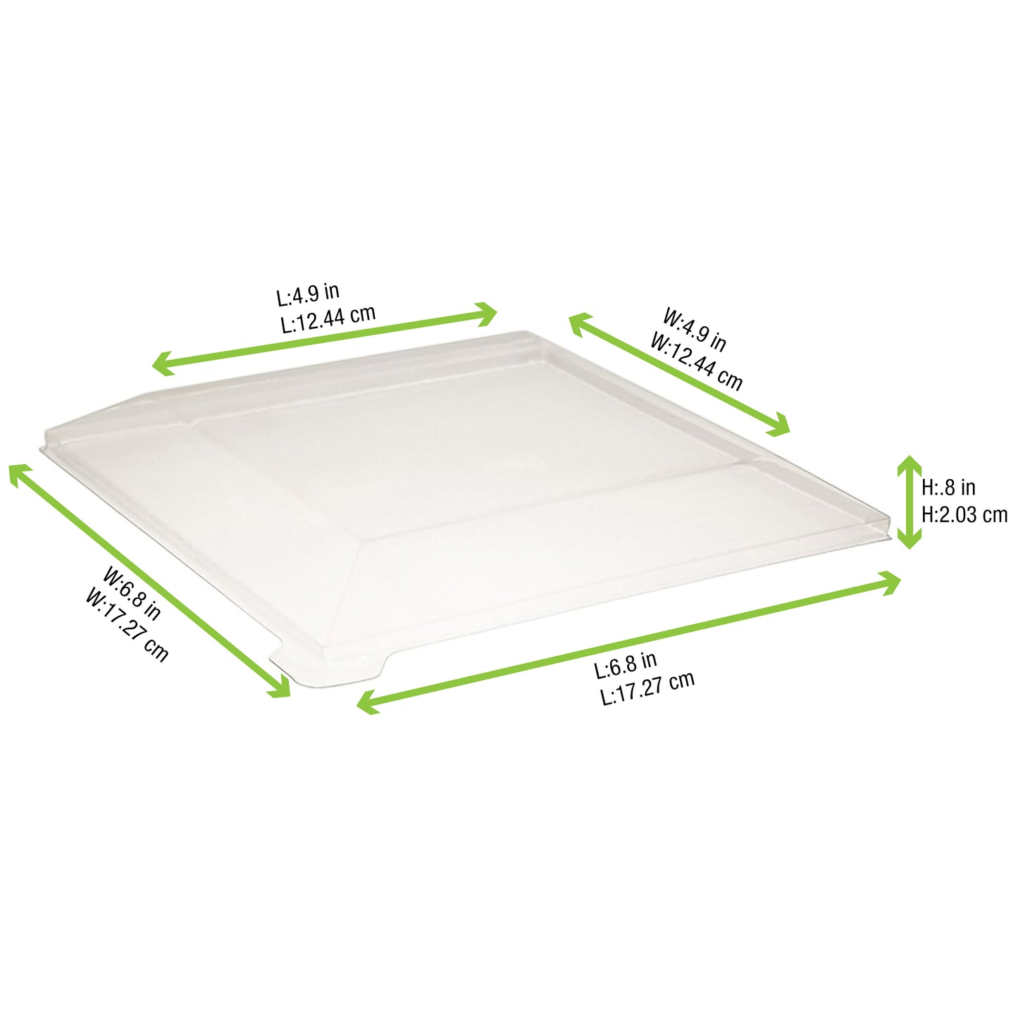 Clear PET Lid for 210SAMBQ170