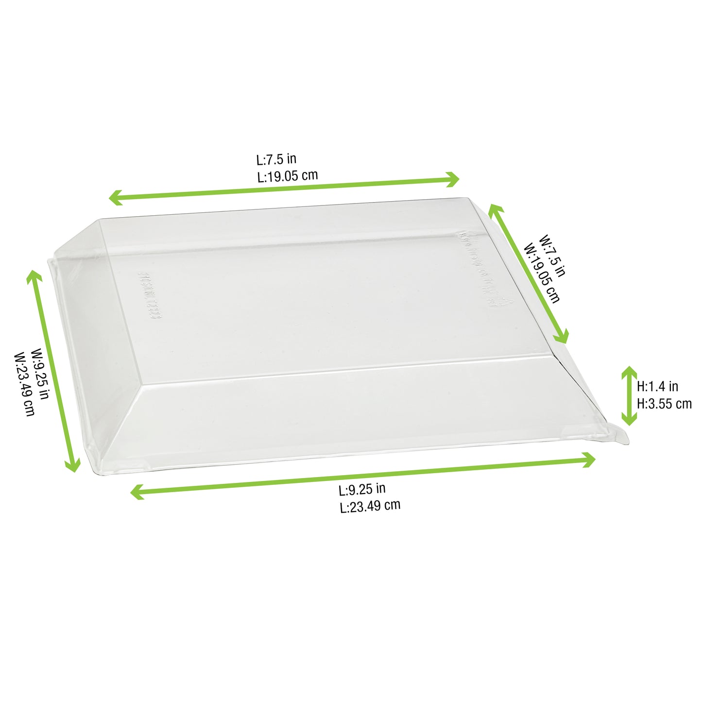 Clear PET Lid for 210SAMBQ2323