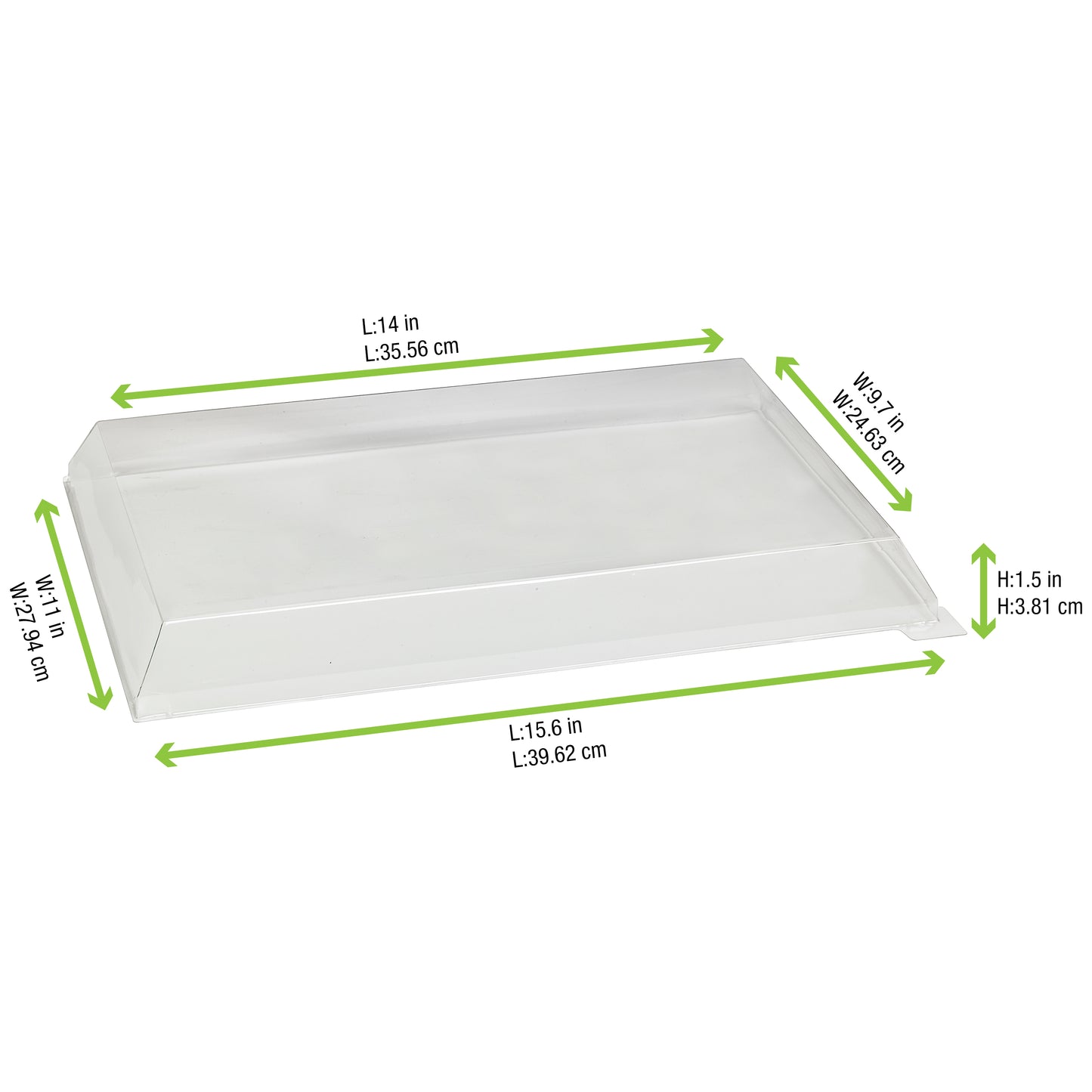 Clear PET Lid for 210SAMBQ274