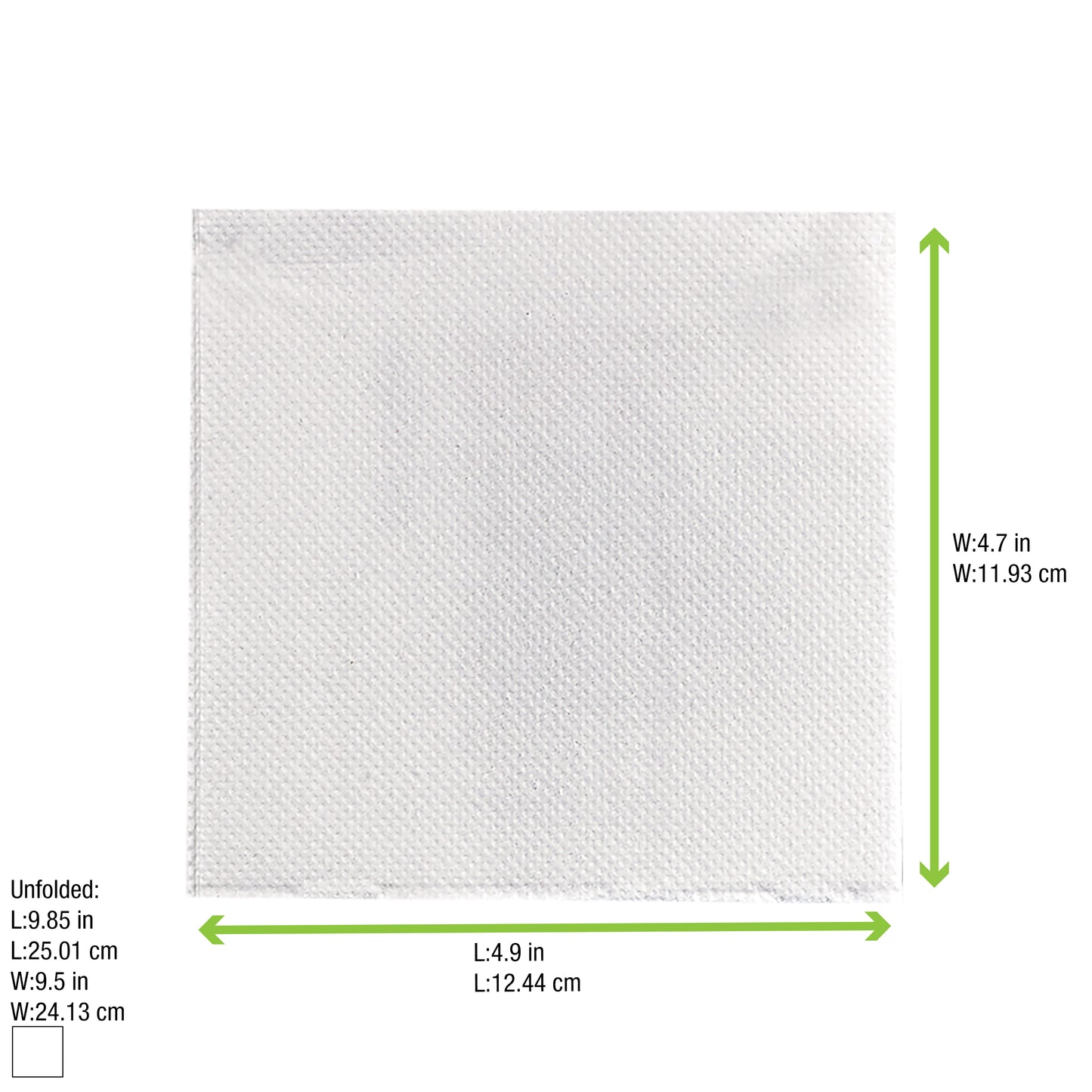 Point to Point White Tissue Napkin
