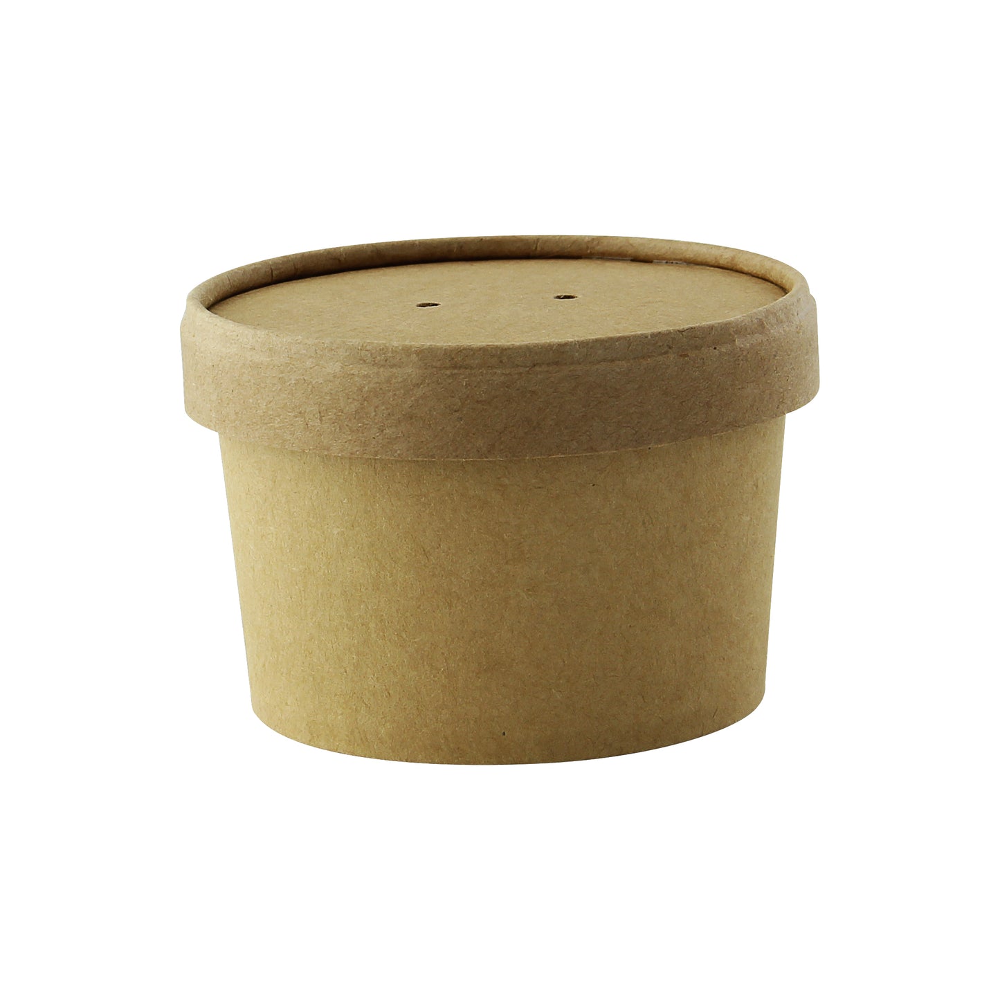 Brown Kraft Soup Cup with Kraft Lid Included