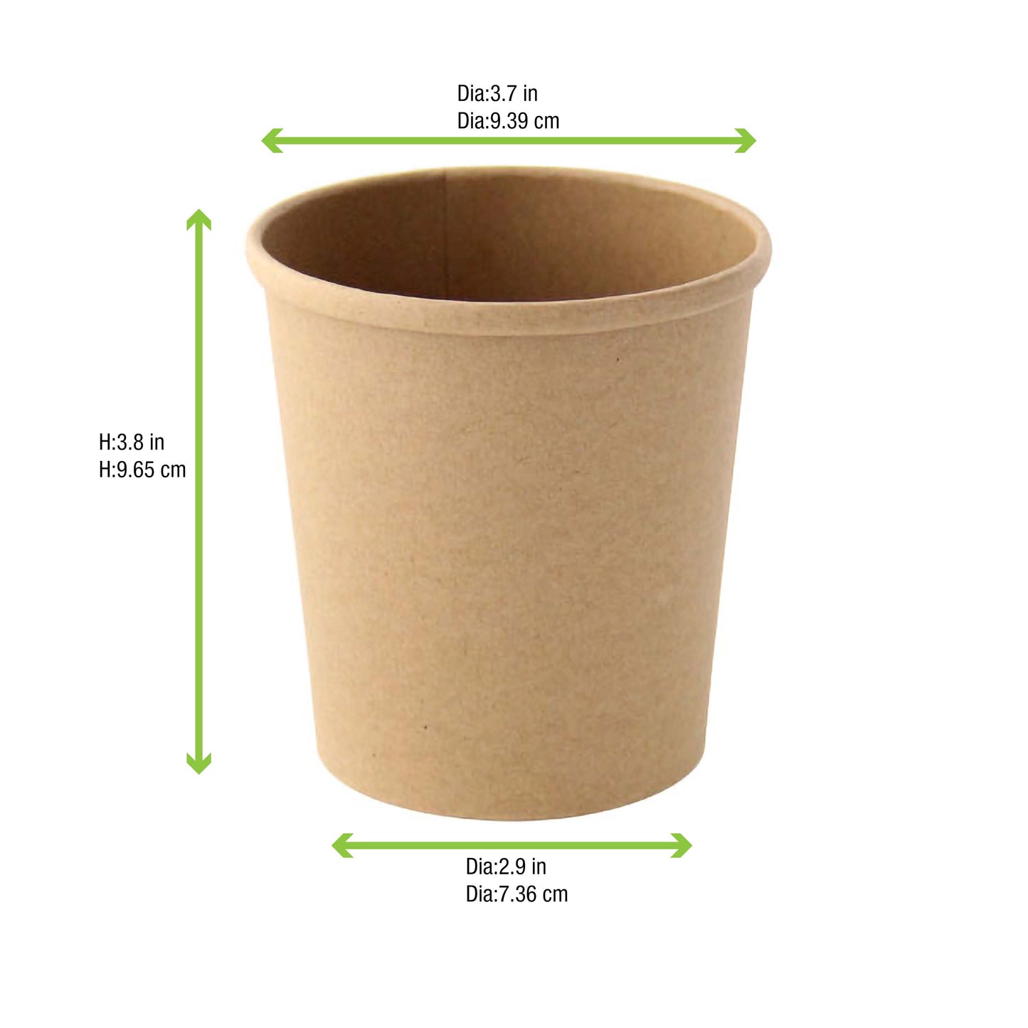 Brown Kraft Soup Cup (Lid Optional)
