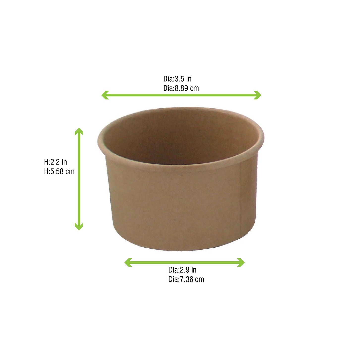 Brown Kraft Soup Cup (Lid Optional)