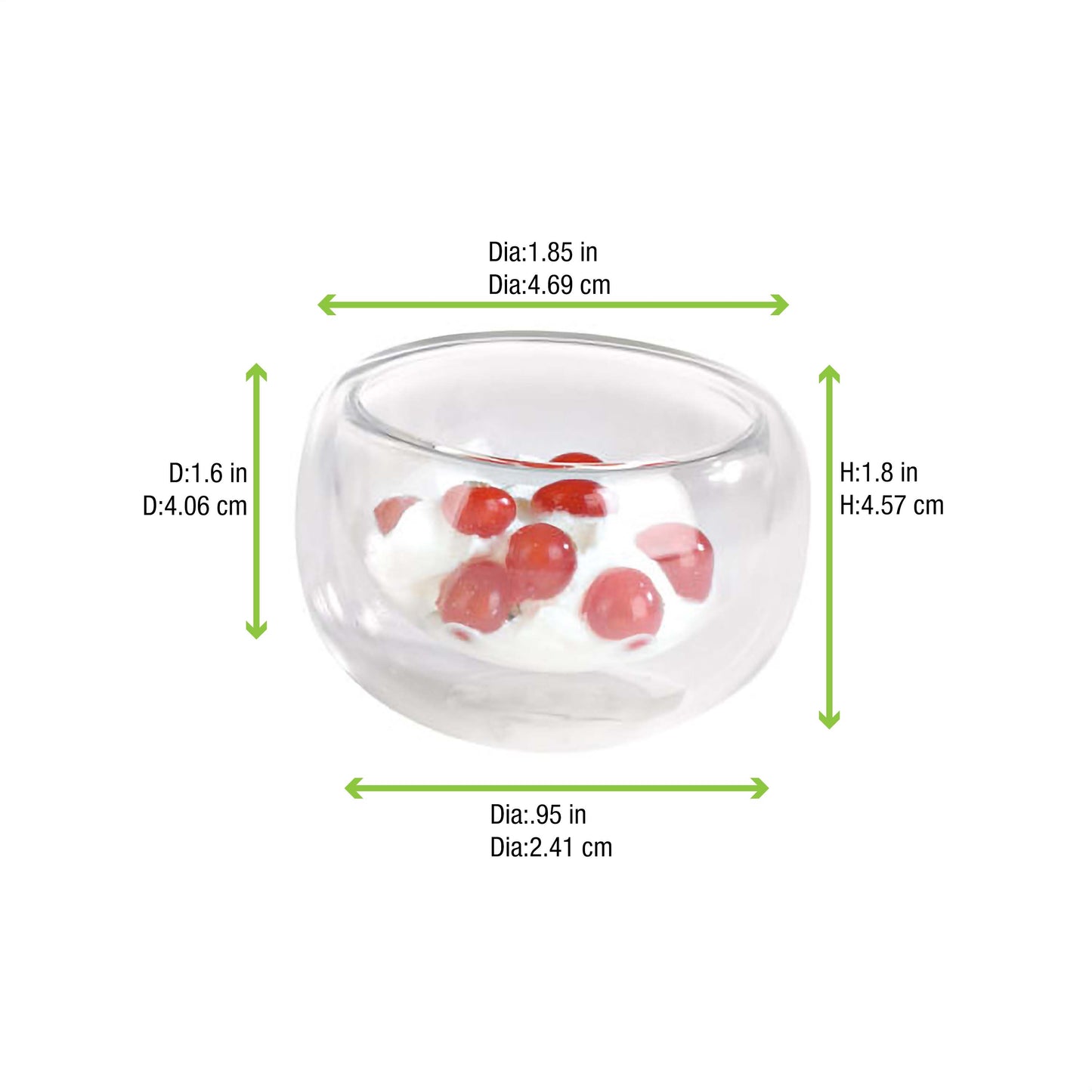 Double Wall Short Mini Glass