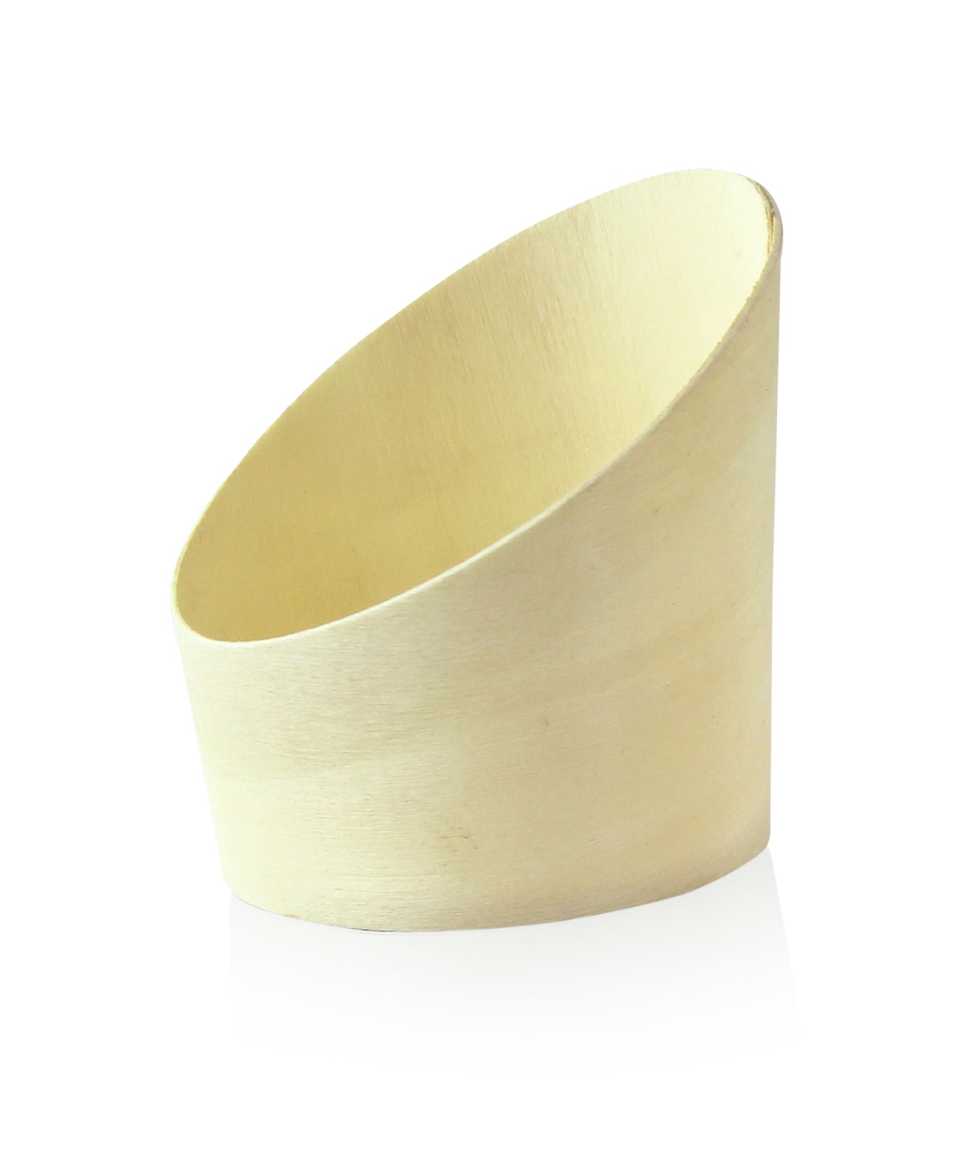 Slanted Wood Cup