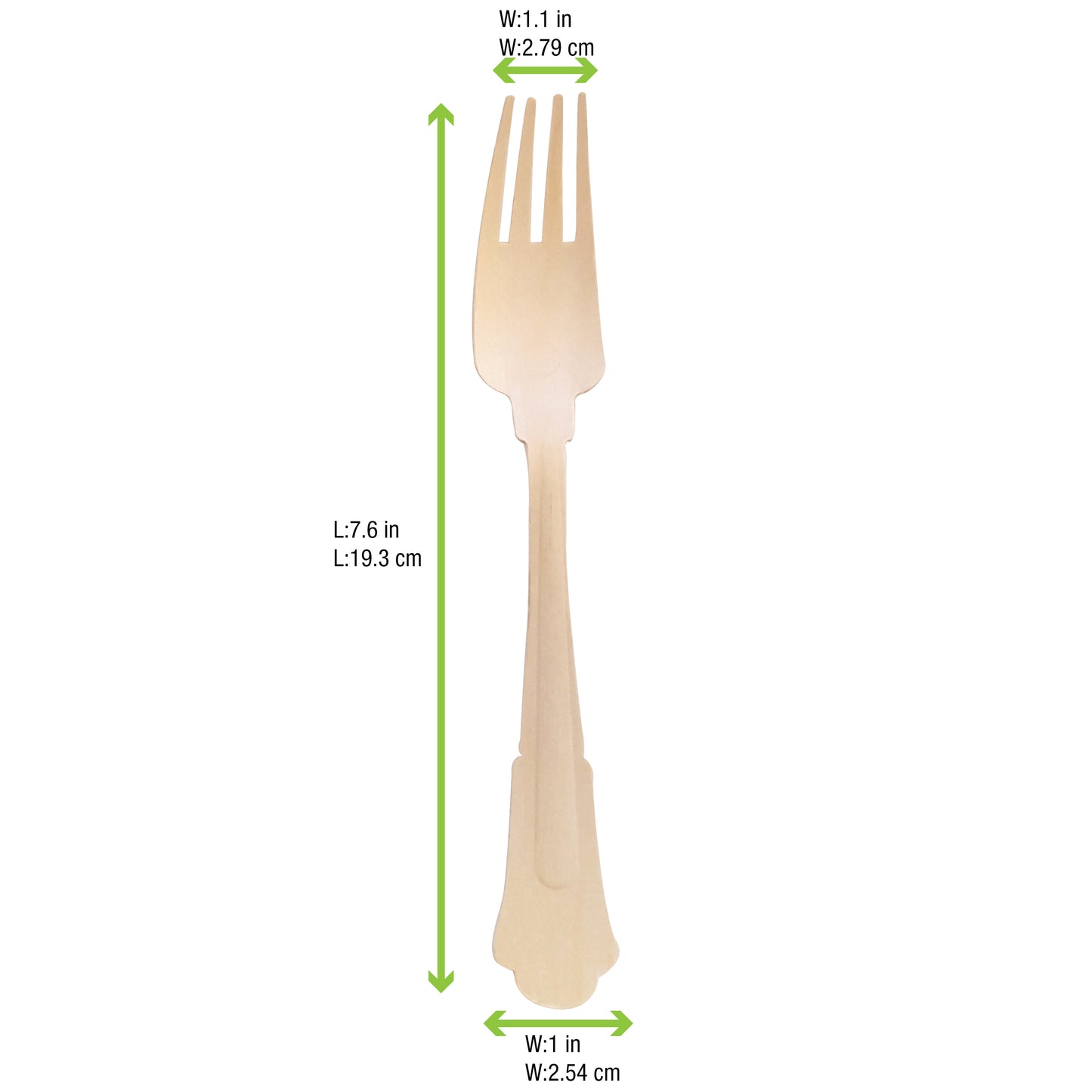 Elegant Wooden Fork