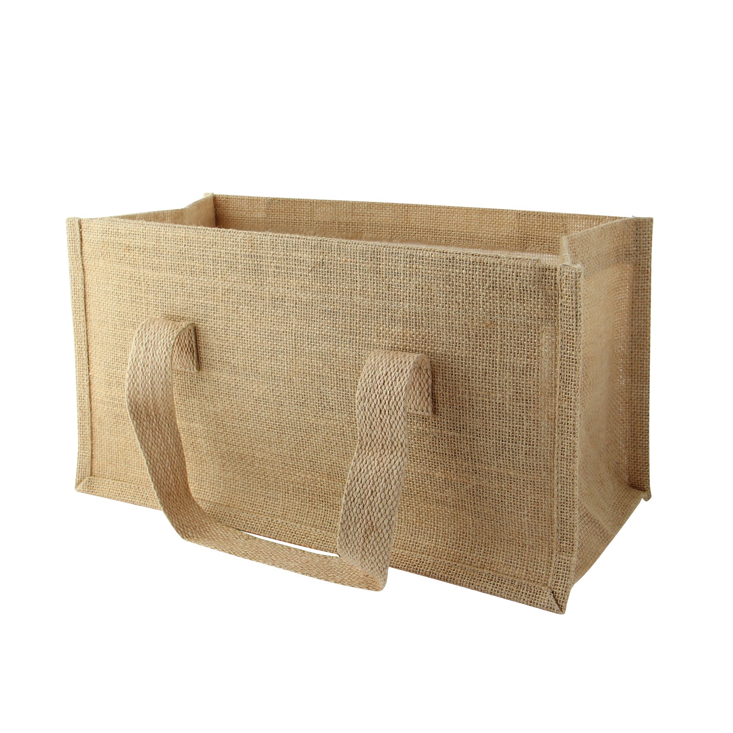 Natural Carrier Jute Bag with Handle 20/Case