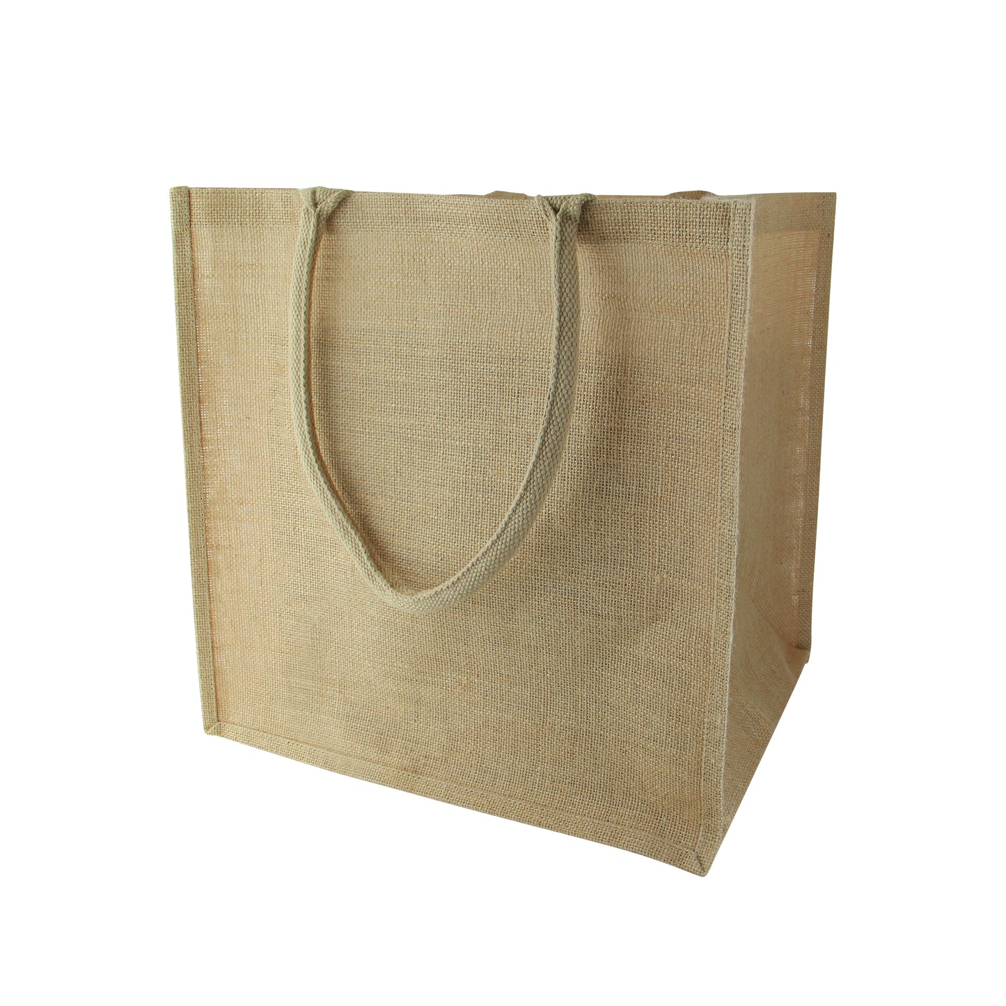 Natural Carrier Jute Bag with Handle 20/Case