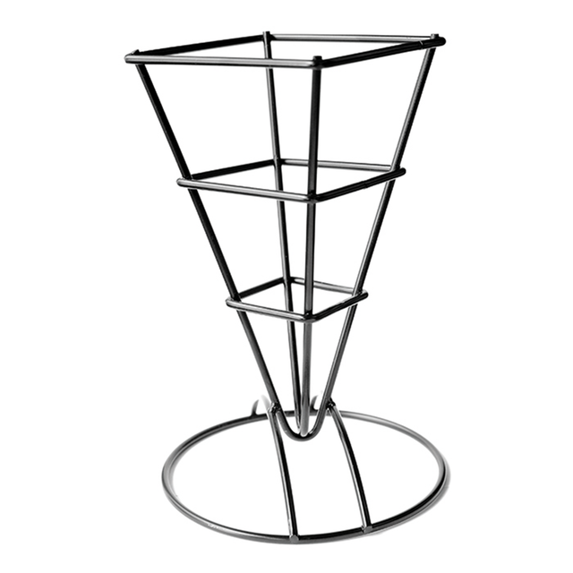 Black Metal Cone Holder