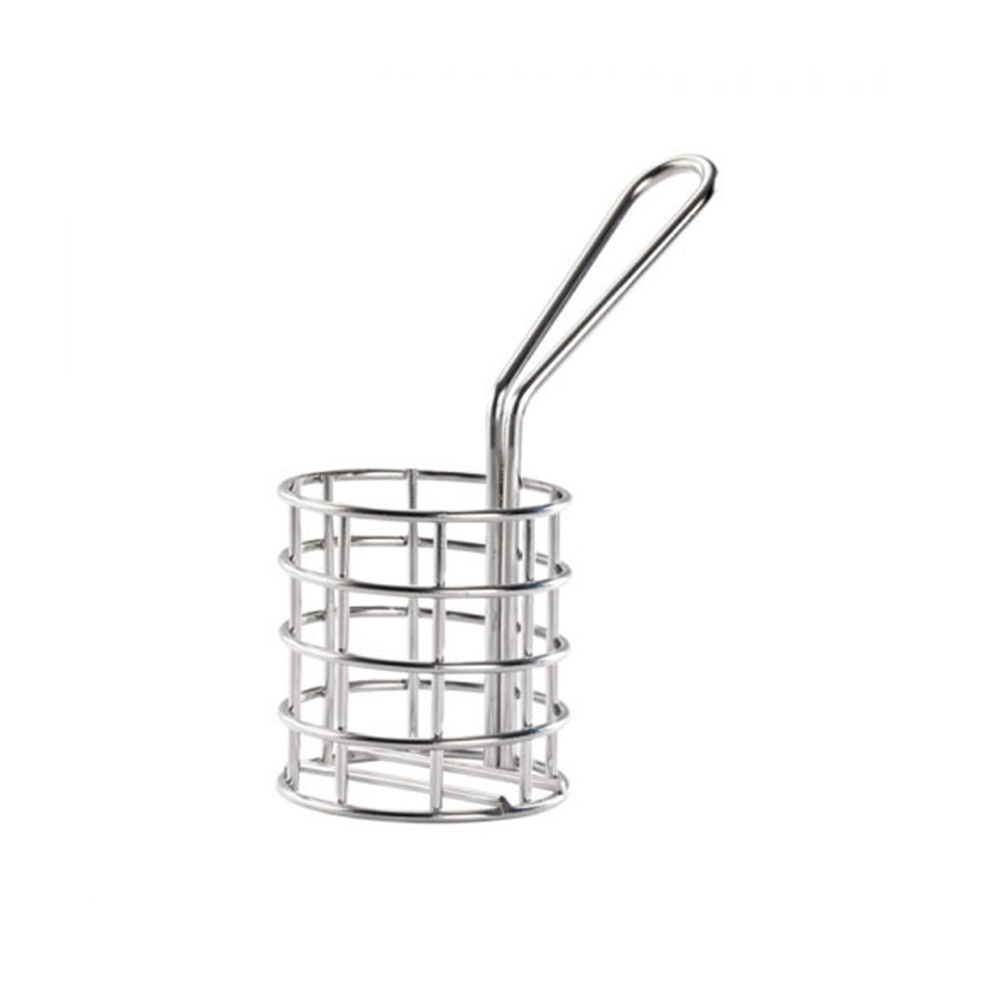 Mini Round Stainless Steel Fryer Basket