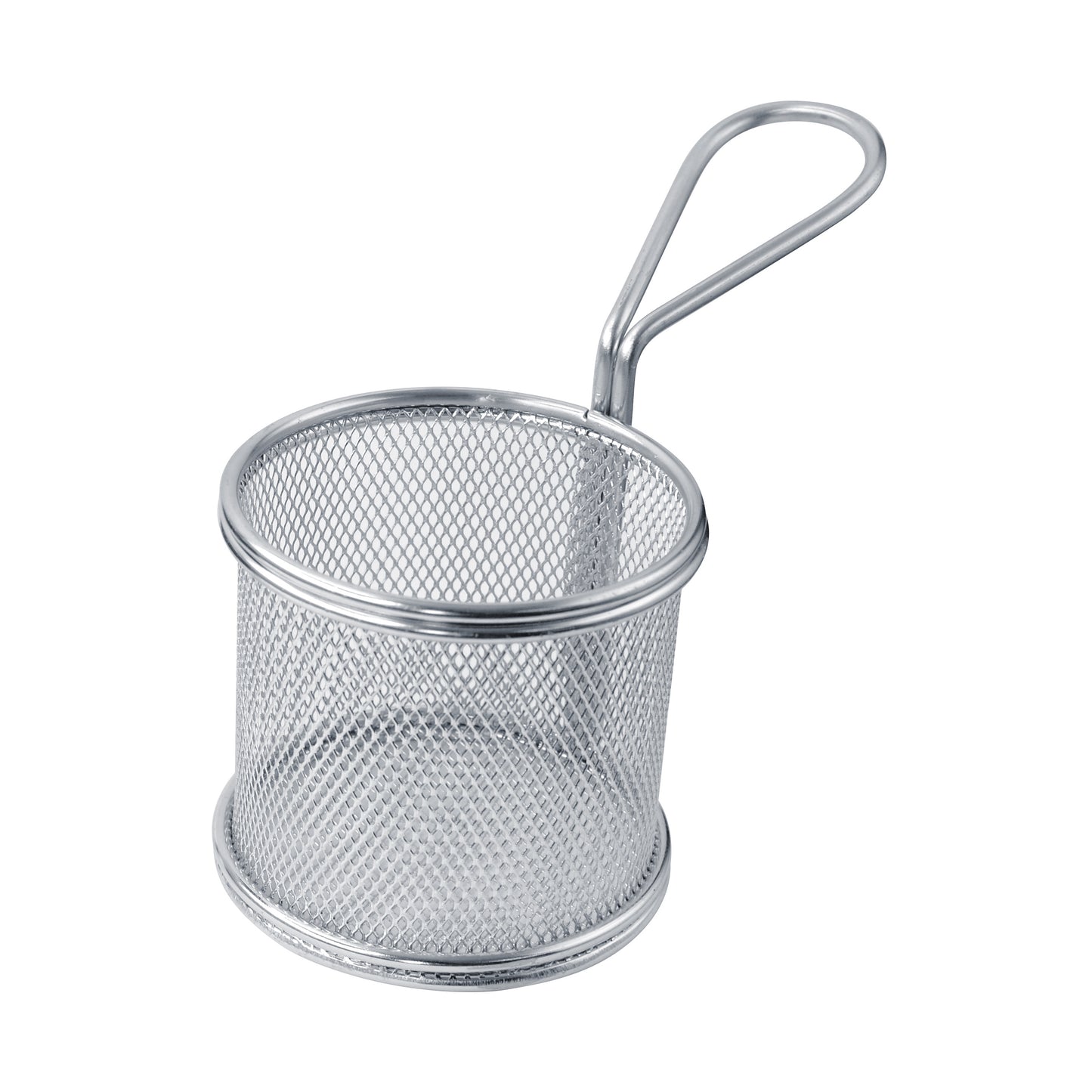 Small Round Stainless Steel Fryer Basket
