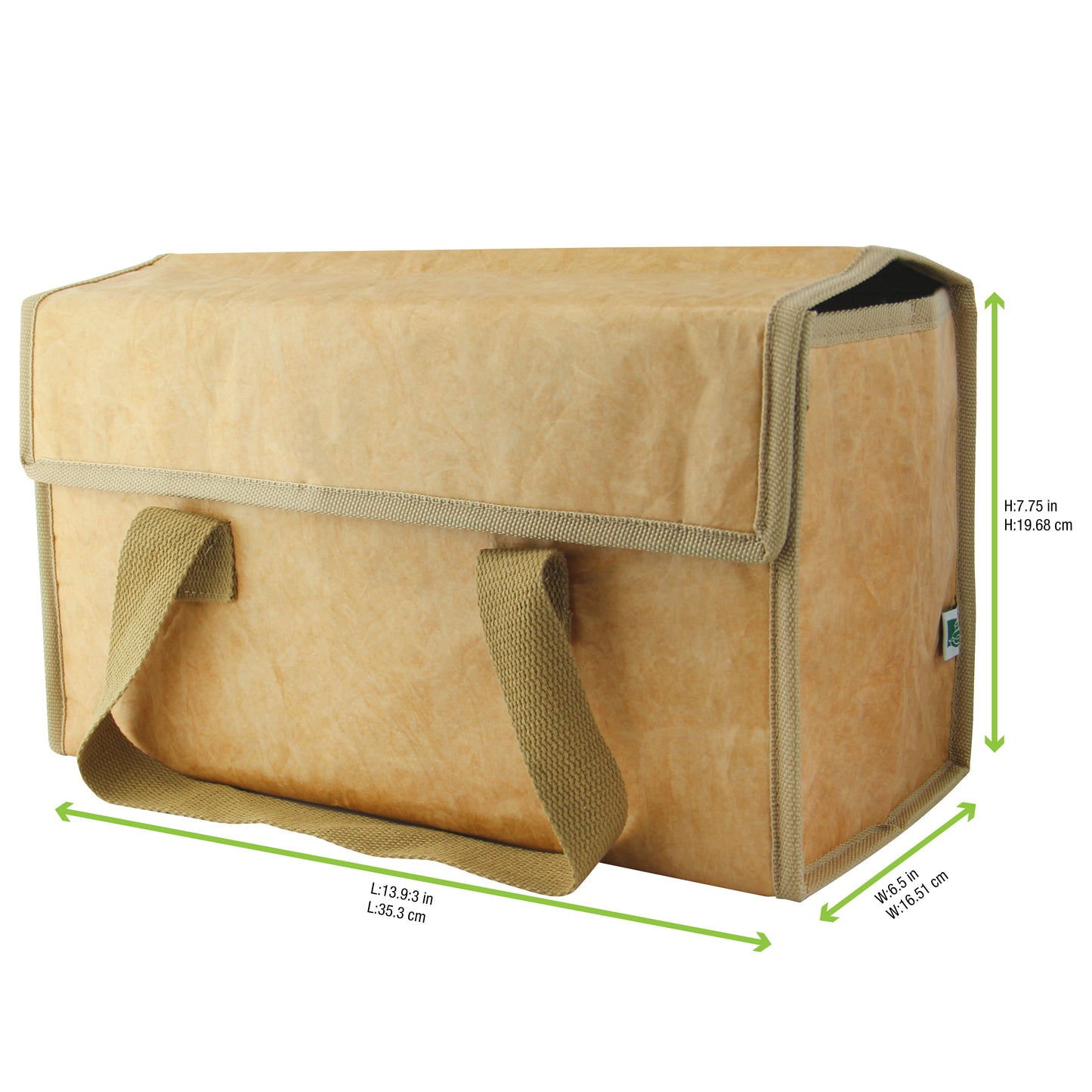 Reusable Paper Insulated Meal Bag with Handle