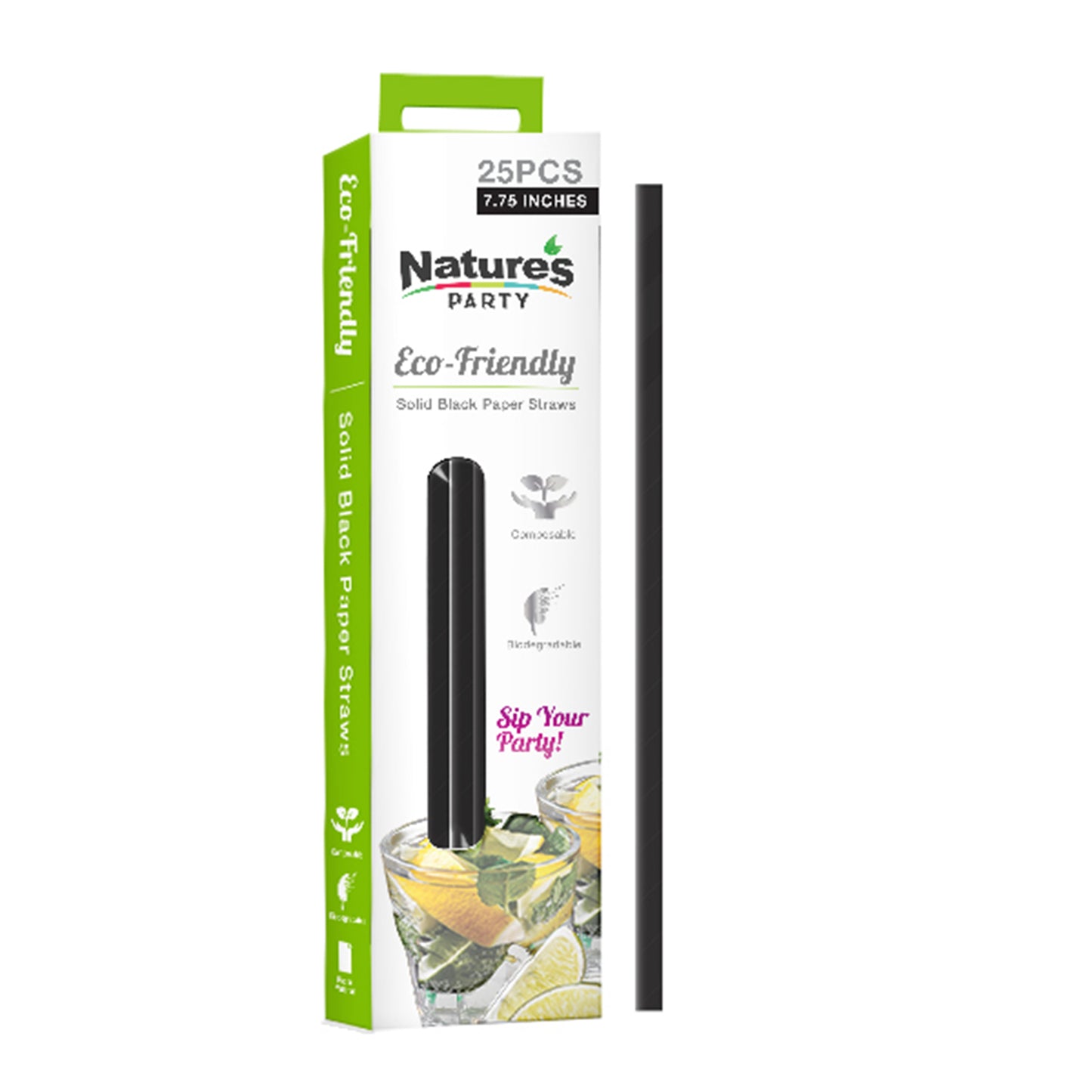 Durable Paper Straws 300 Pcs/Cs - Unwrapped