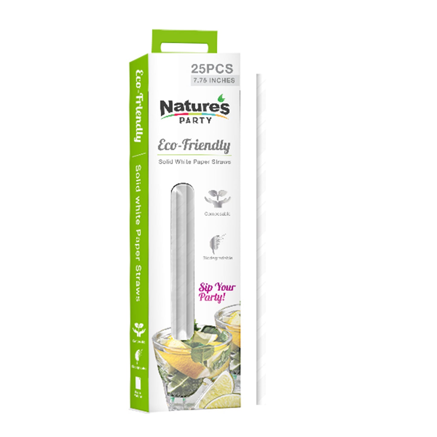 Durable Paper Straws 300 Pcs/Cs - Unwrapped
