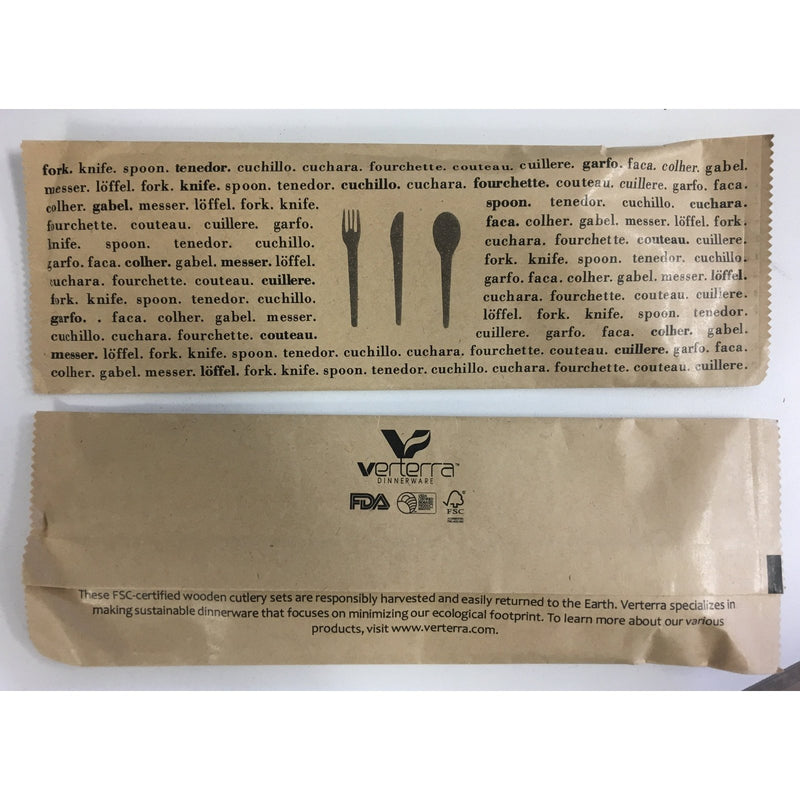 Heavy Weight Wooden - Cutlery Kit (FKS+N)