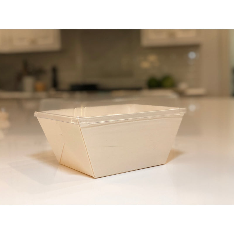 Balsa Wood Tray with Clear Cover 100/Case