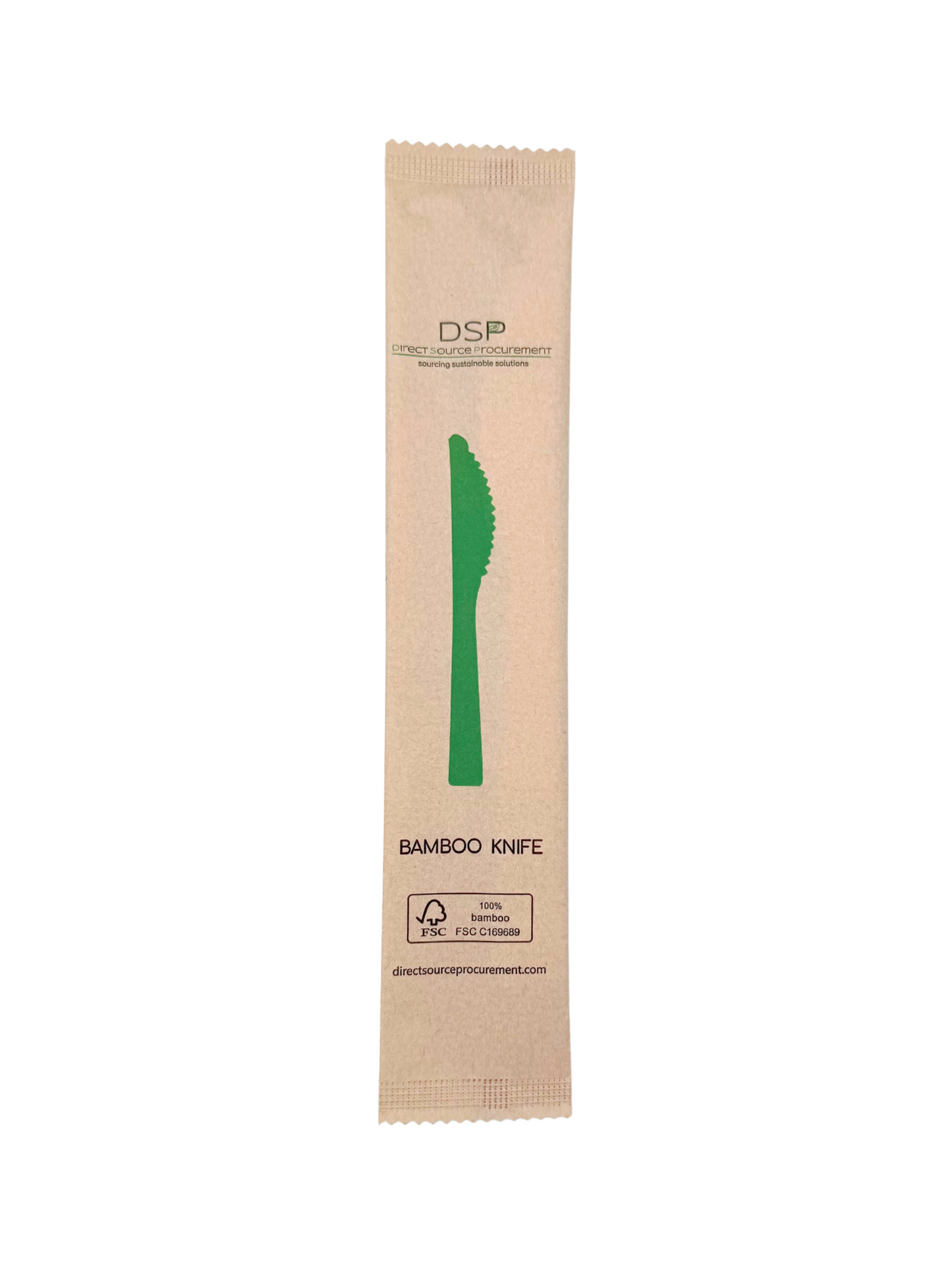 Individually Wrapped Bamboo Knives