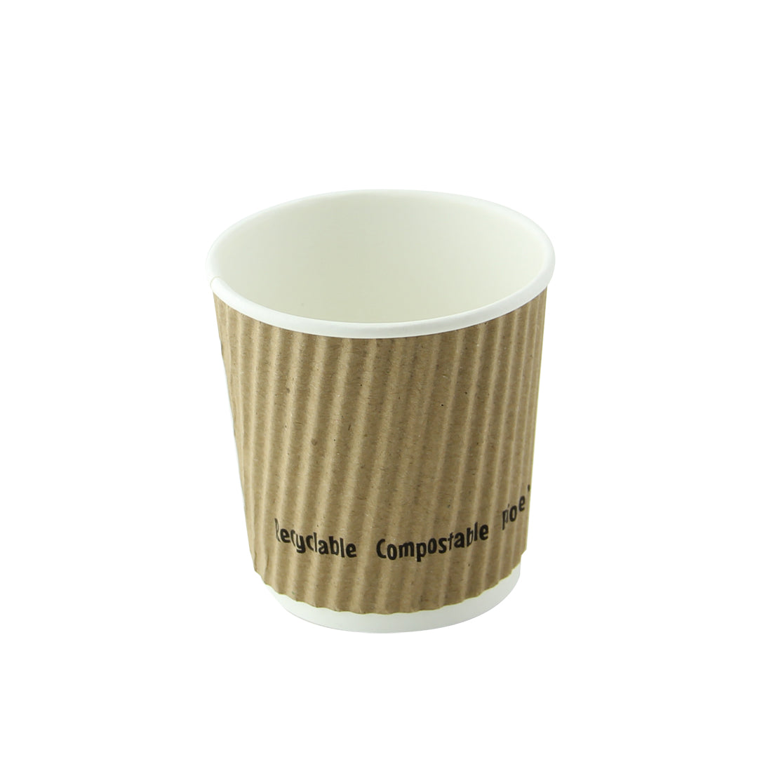 Compostable Rippled Kraft Cup 1000/Case