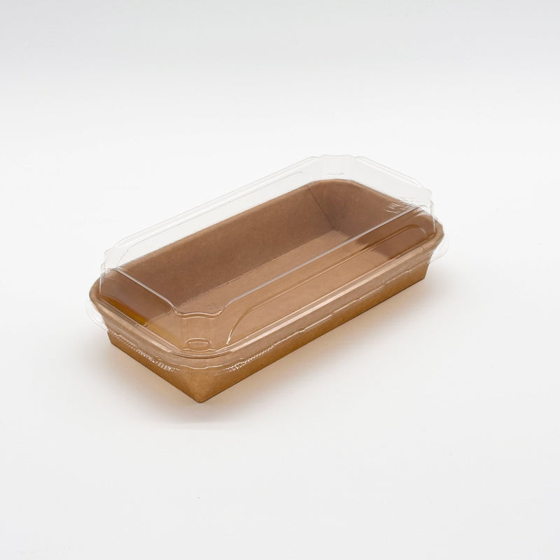 Kraft tray w/ lid Combo