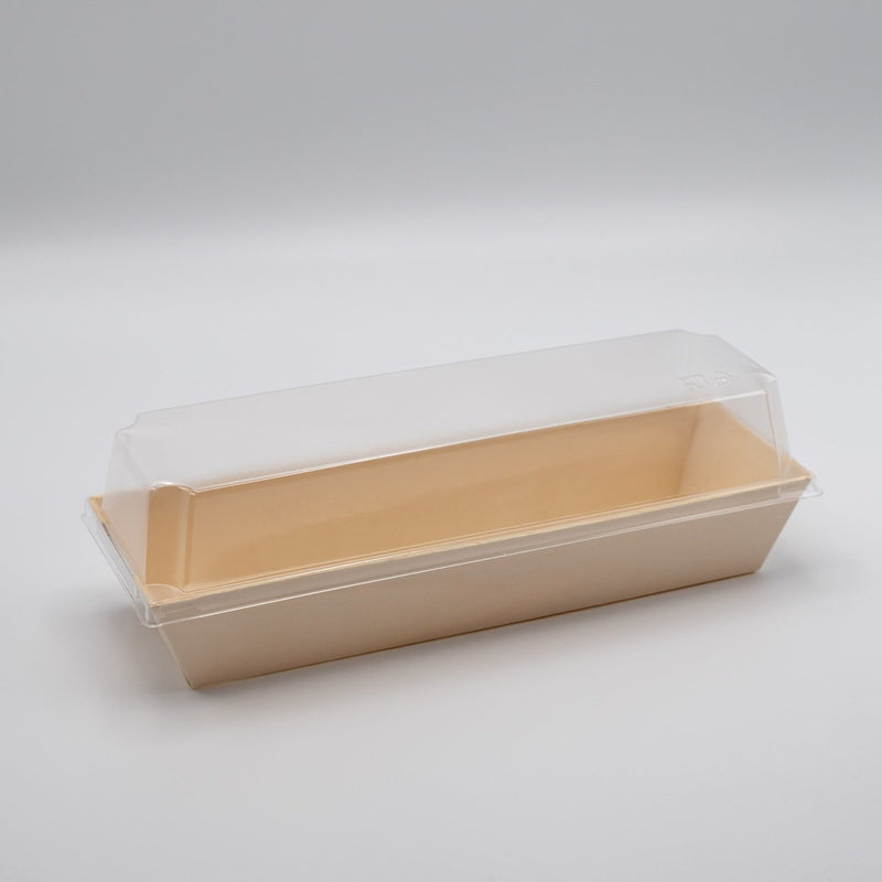 Balsa Wood Tray with Clear Cover 100/Case