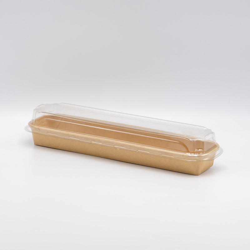 Kraft tray w/ lid Combo