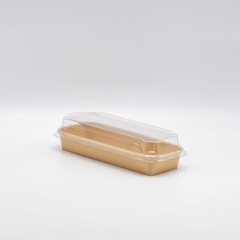 Kraft tray w/ lid Combo