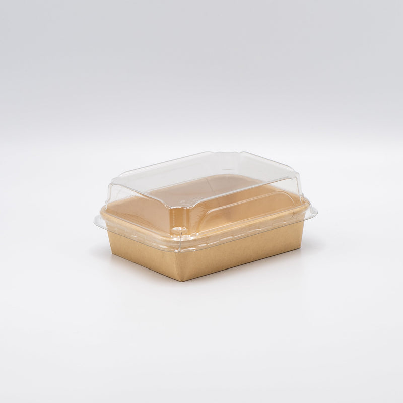 Kraft tray w/ lid Combo