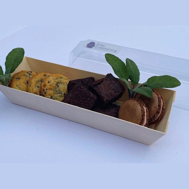 Balsa Wood Tray with Clear Cover 100/Case