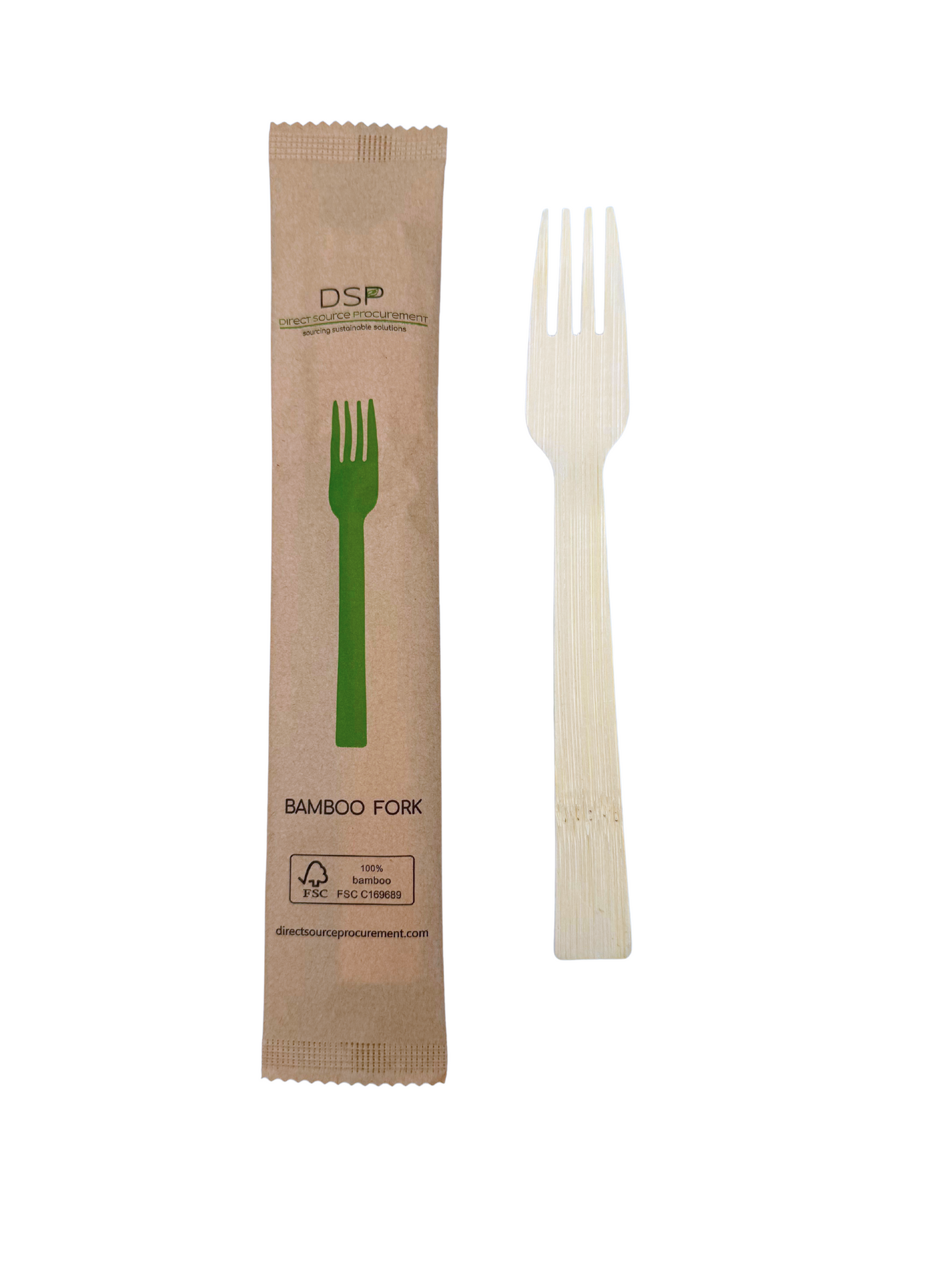 Individually Wrapped Bamboo Forks